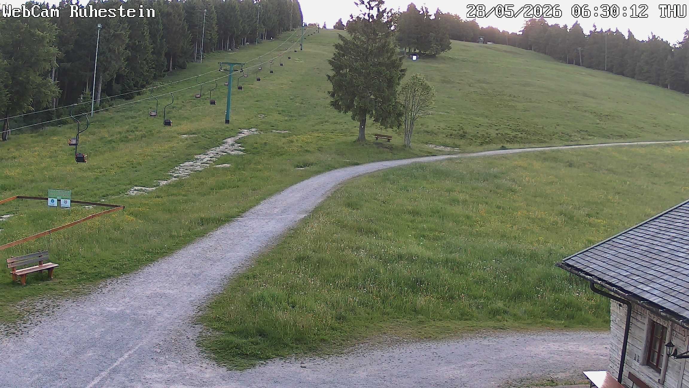 Archived image Webcam Baiersbronn: ski lift Ruhestein