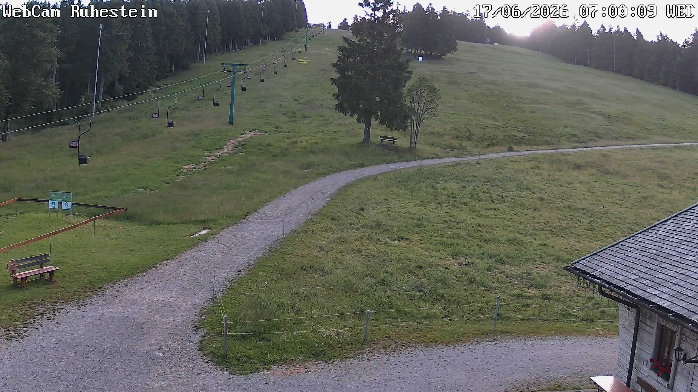 Archived image Webcam Baiersbronn: ski lift Ruhestein