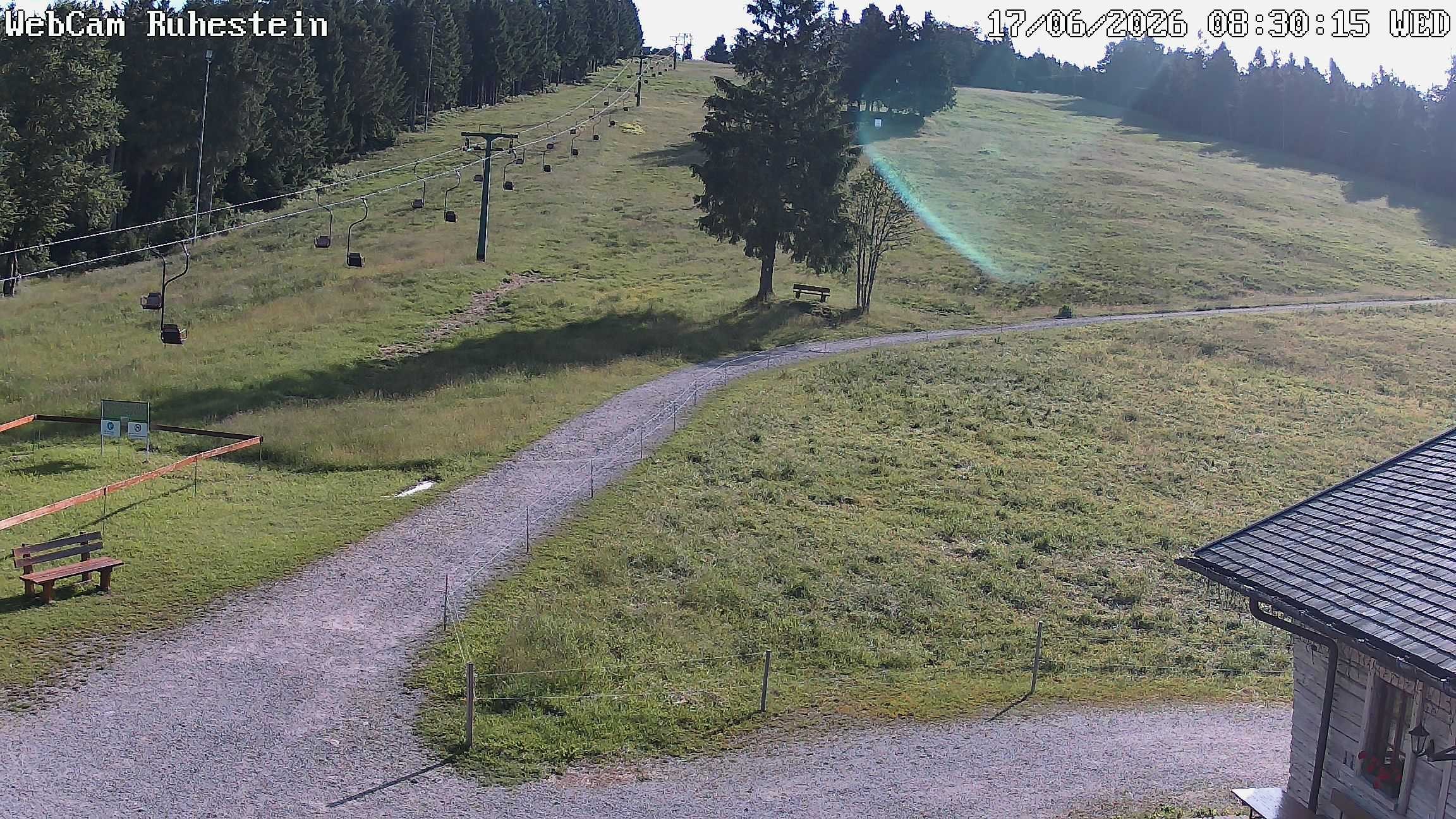 Archived image Webcam Baiersbronn: ski lift Ruhestein