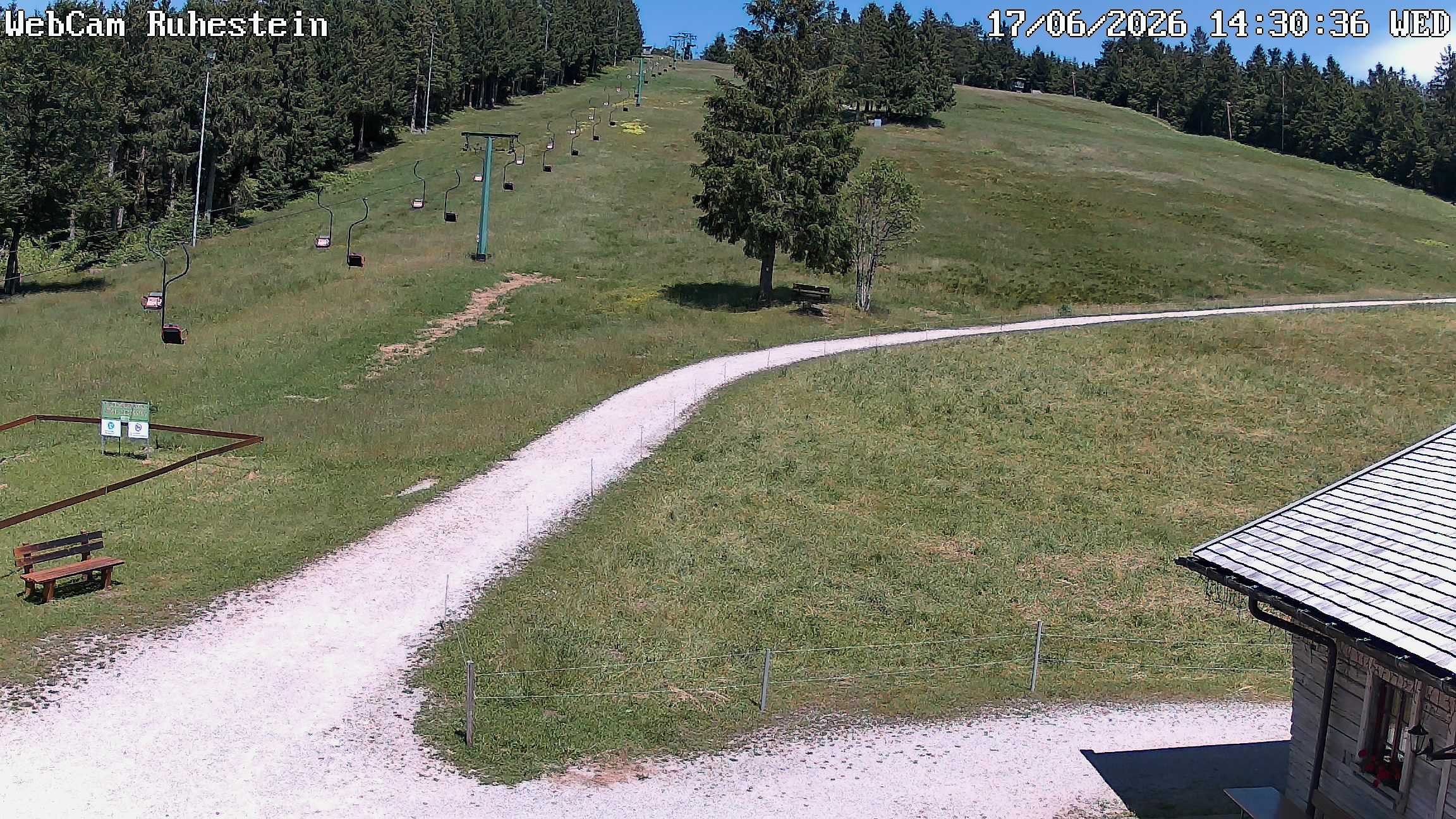 Archived image Webcam Baiersbronn: ski lift Ruhestein