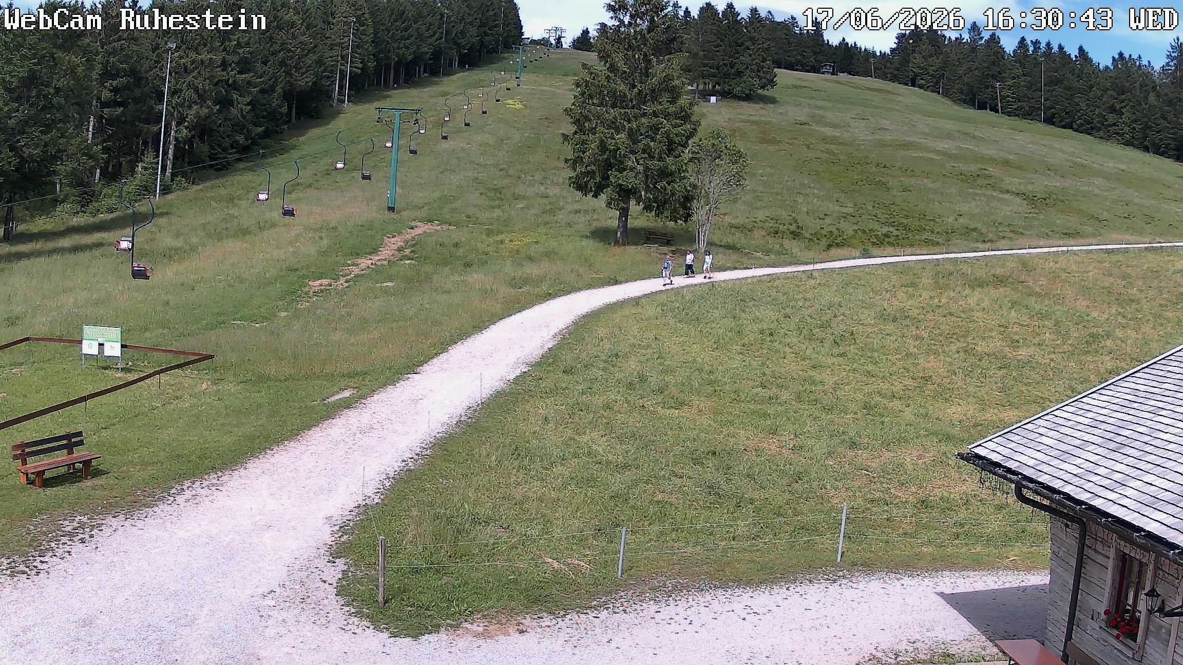 Archived image Webcam Baiersbronn: ski lift Ruhestein