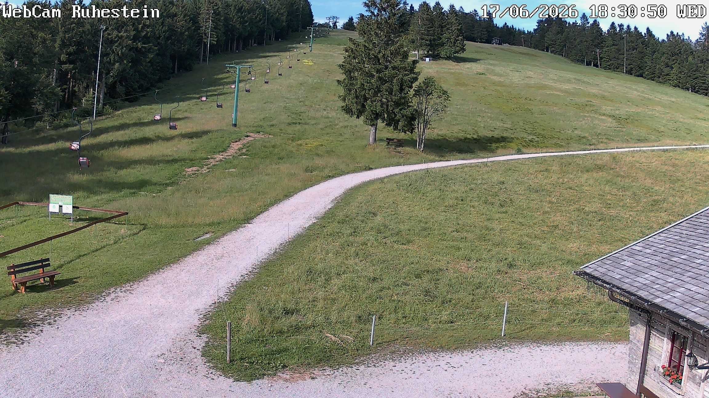 Archived image Webcam Baiersbronn: ski lift Ruhestein