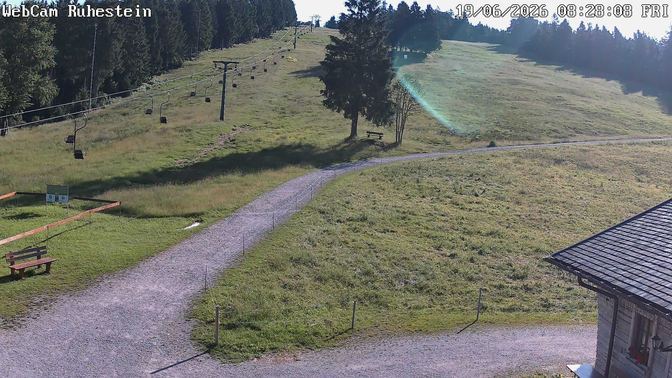 Archiv Foto Webcam Baiersbronn: Skilift Ruhestein