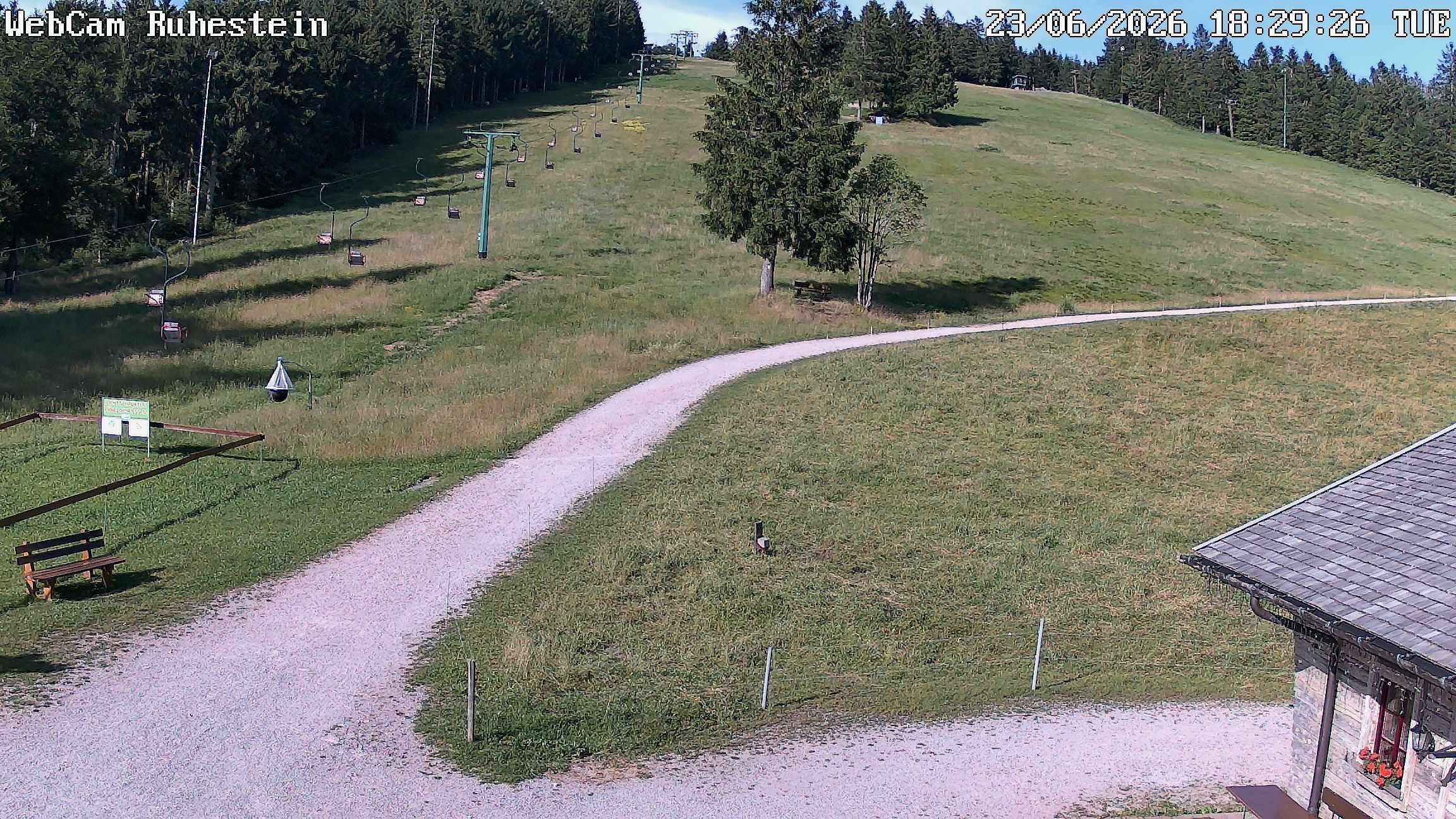 Archiv Foto Webcam Baiersbronn: Skilift Ruhestein