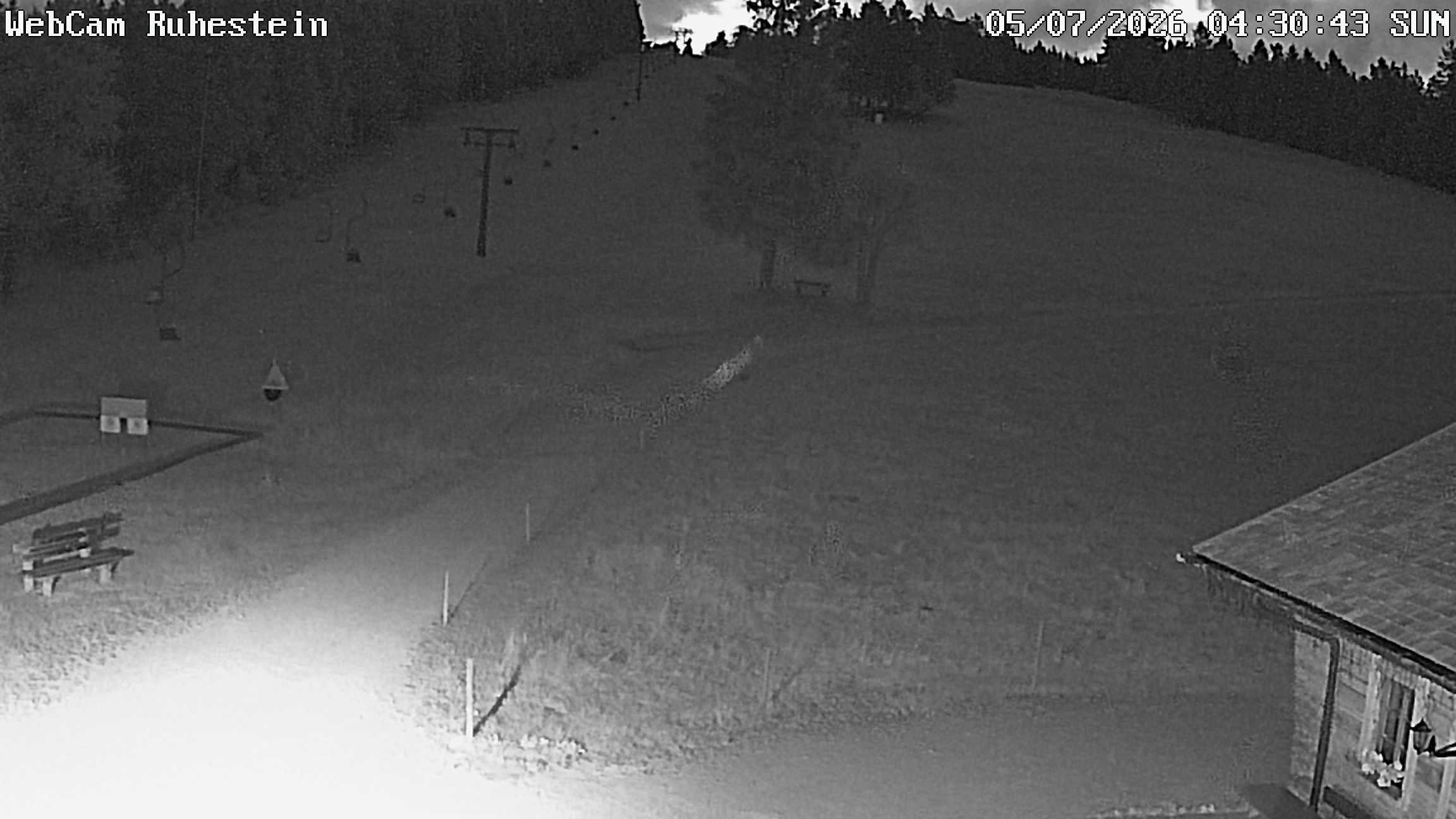 Archived image Webcam Baiersbronn: ski lift Ruhestein