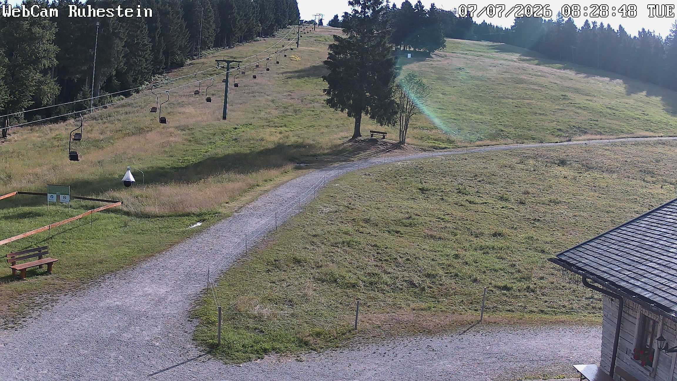 Archived image Webcam Baiersbronn: ski lift Ruhestein