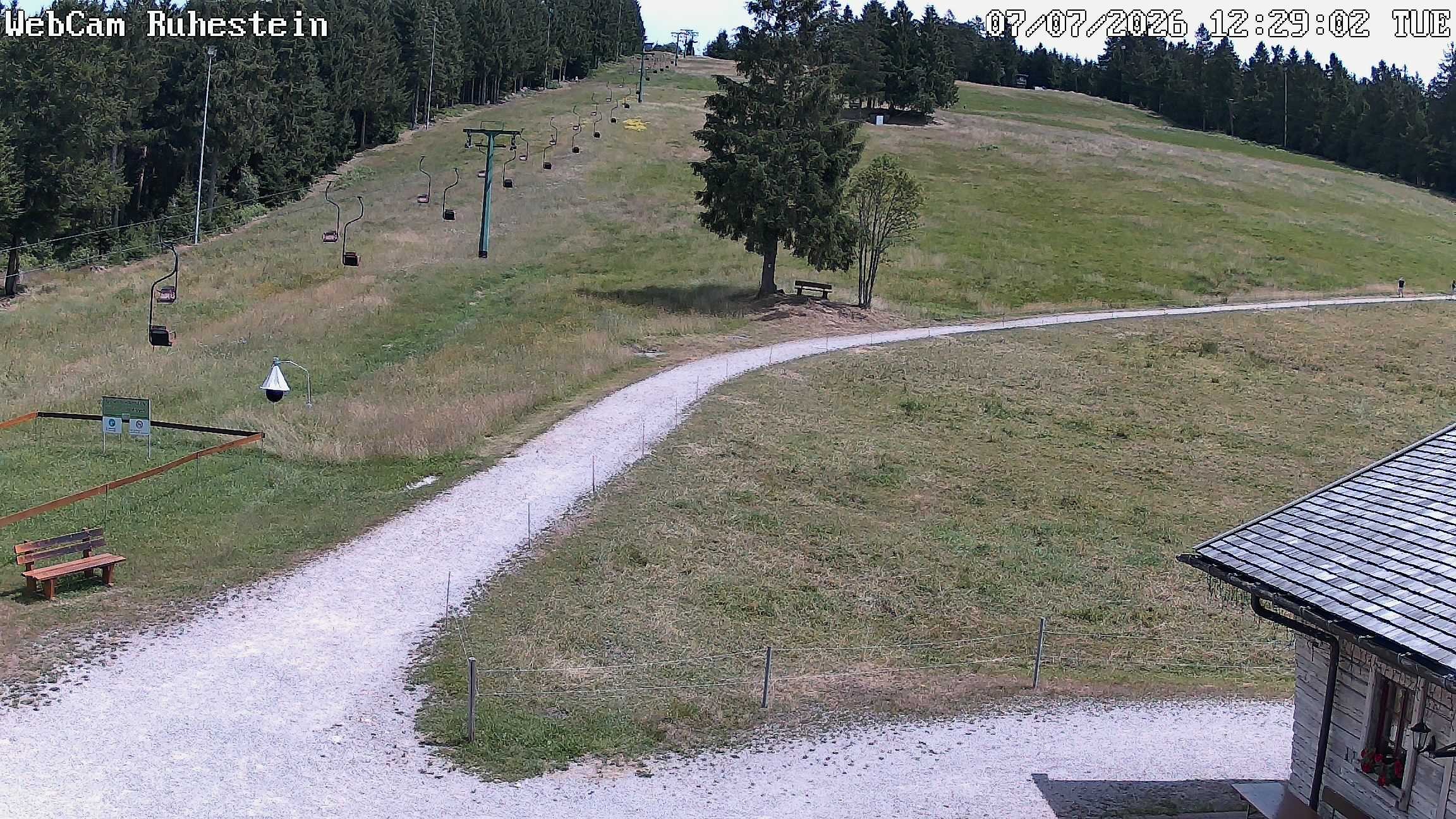 Archived image Webcam Baiersbronn: ski lift Ruhestein
