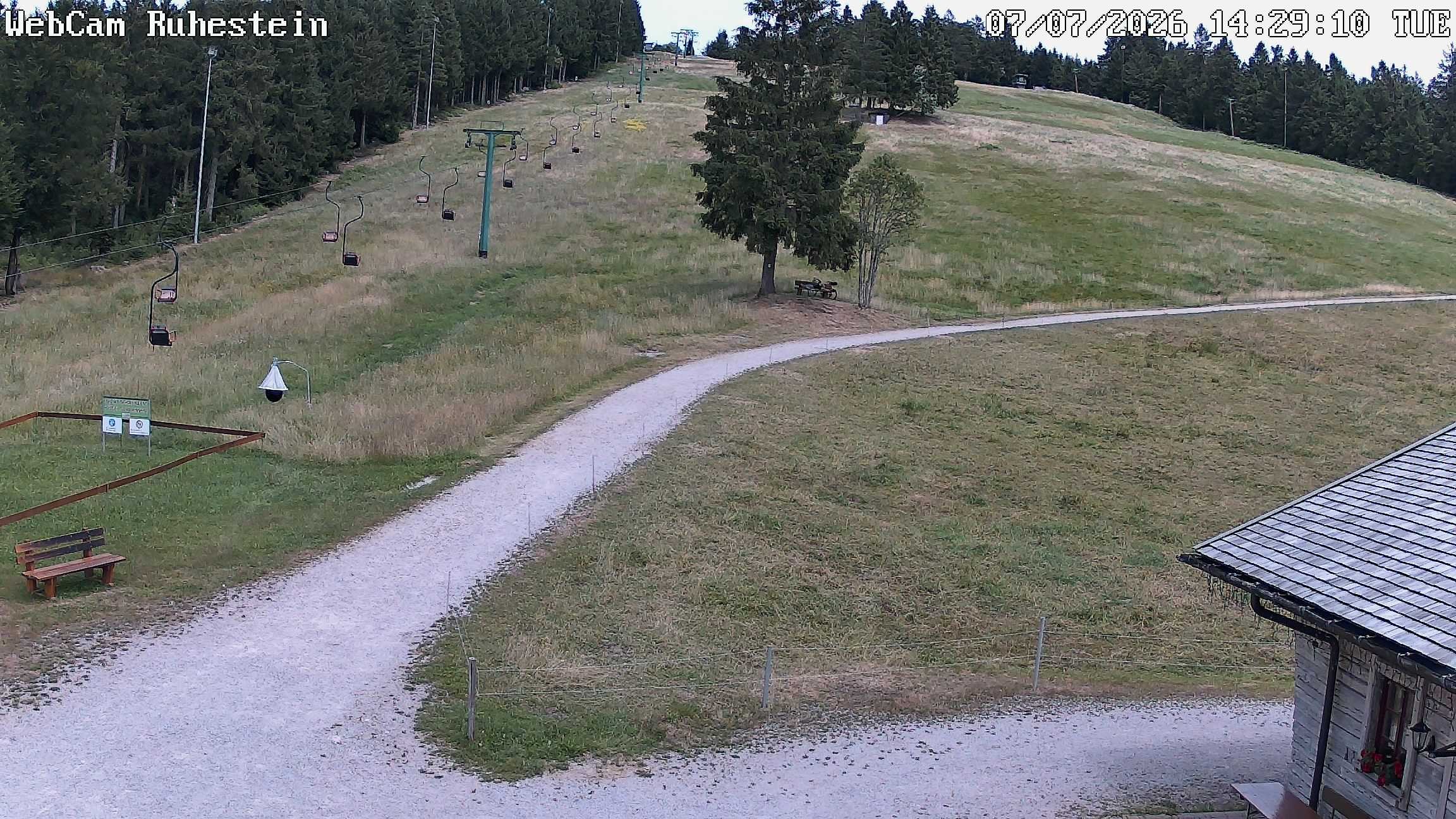 Archived image Webcam Baiersbronn: ski lift Ruhestein