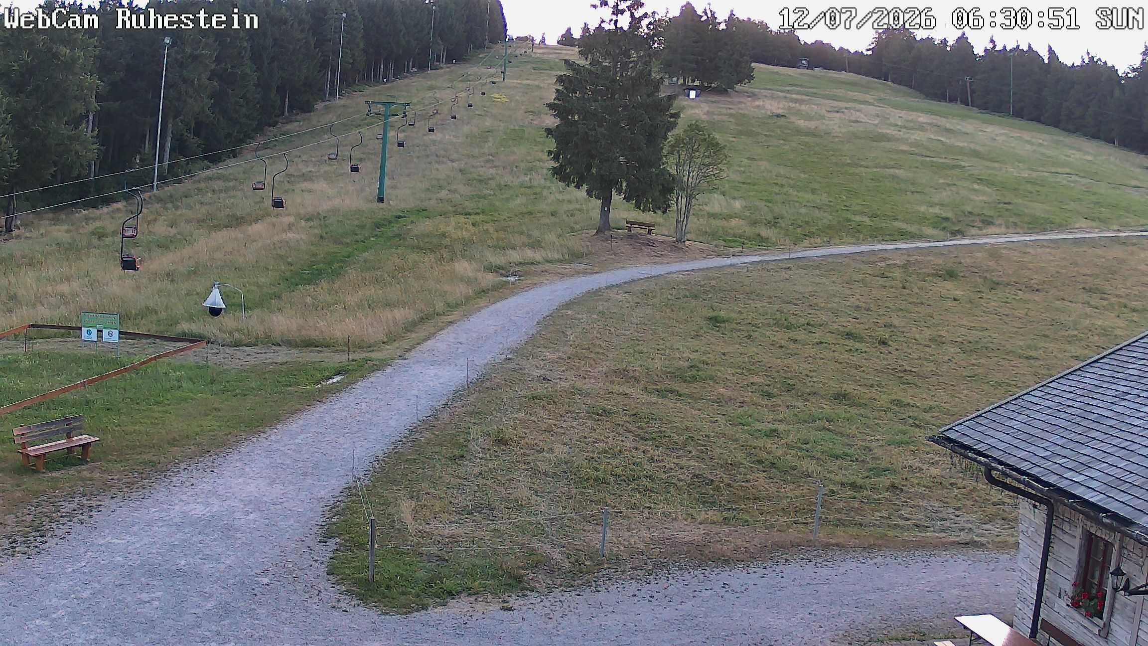 Archived image Webcam Baiersbronn: ski lift Ruhestein