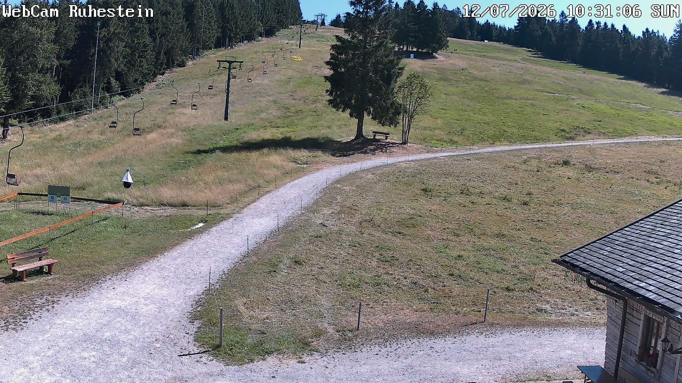 Archived image Webcam Baiersbronn: ski lift Ruhestein