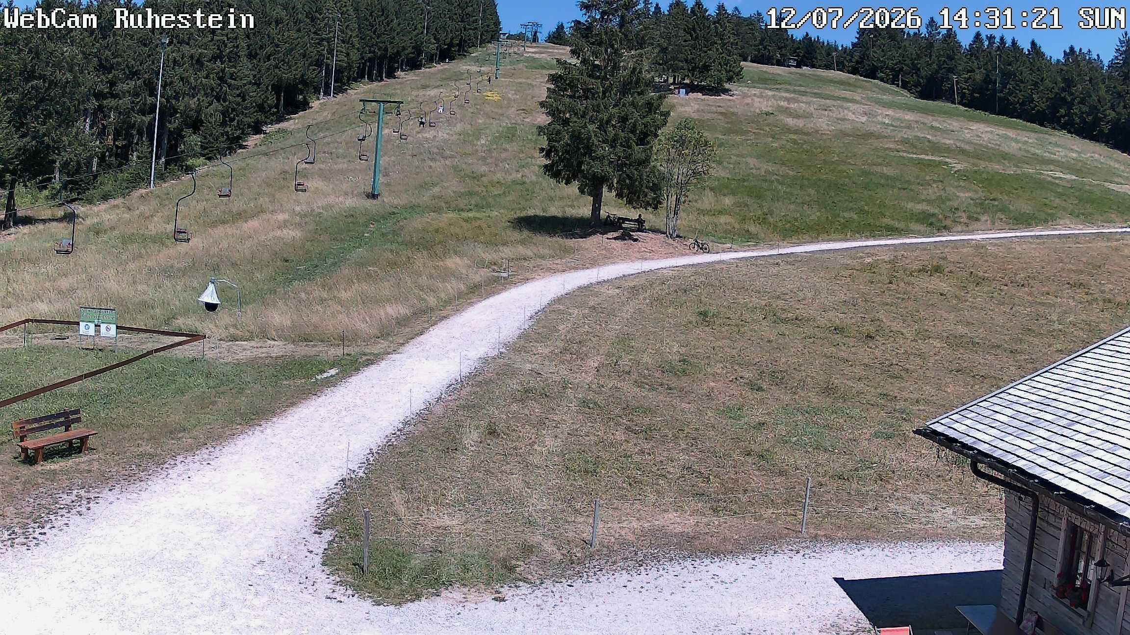 Archived image Webcam Baiersbronn: ski lift Ruhestein