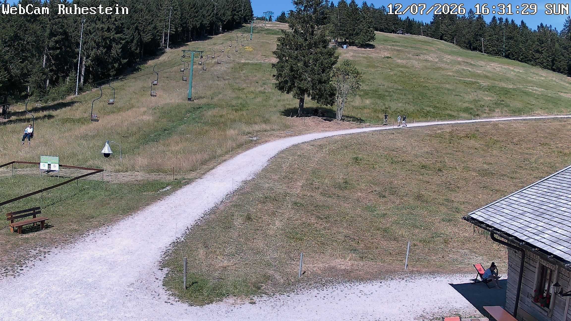 Archived image Webcam Baiersbronn: ski lift Ruhestein