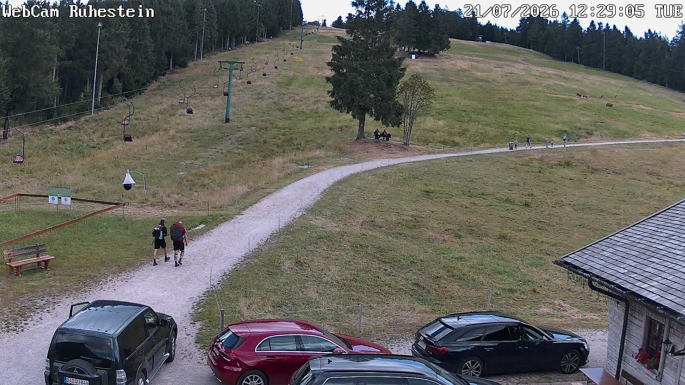 Archiv Foto Webcam Baiersbronn: Skilift Ruhestein