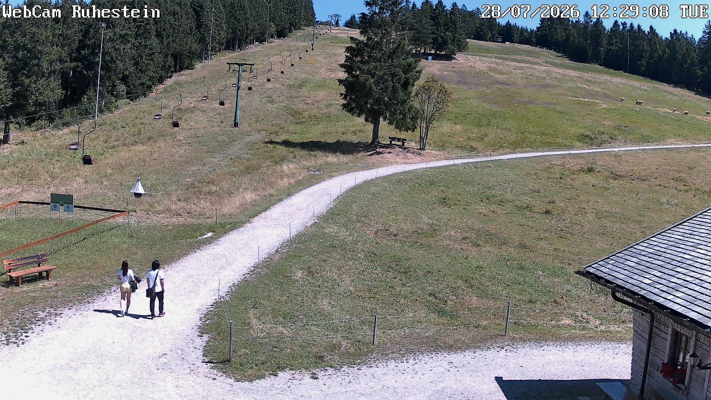 Archiv Foto Webcam Baiersbronn: Skilift Ruhestein