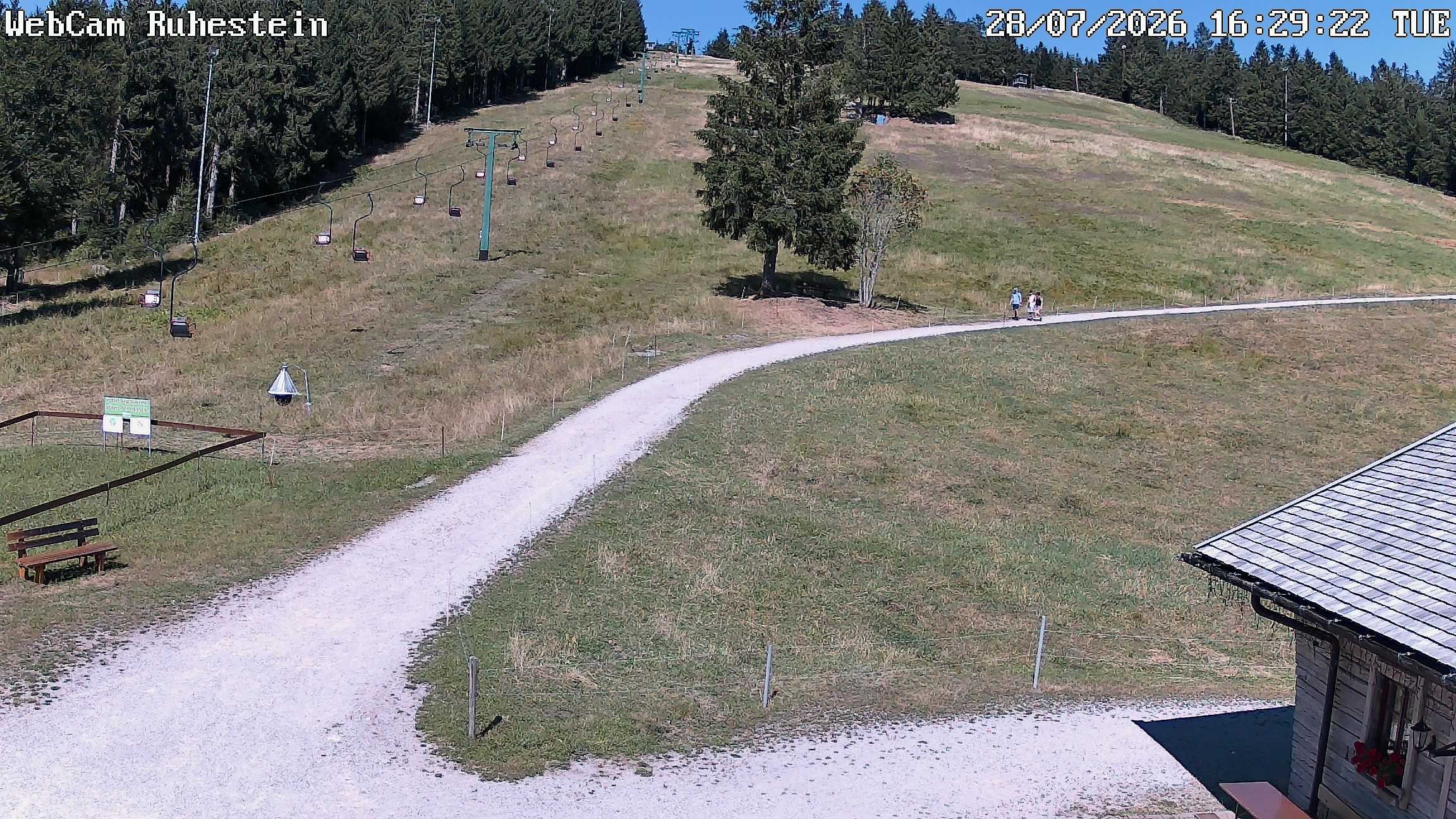 Archiv Foto Webcam Baiersbronn: Skilift Ruhestein