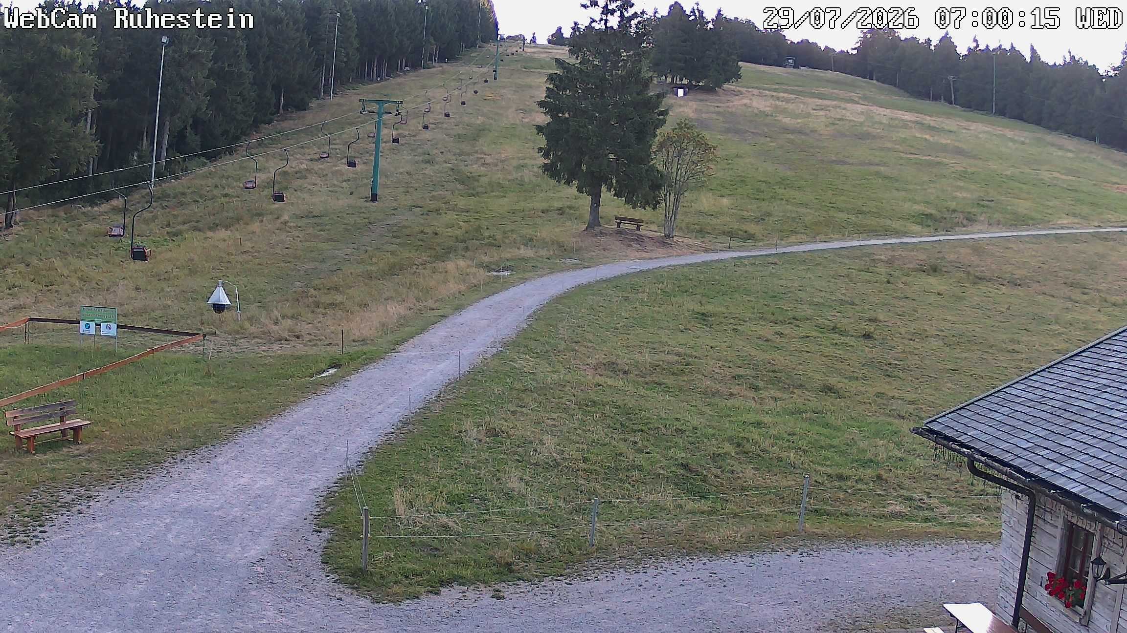 Archived image Webcam Baiersbronn: ski lift Ruhestein