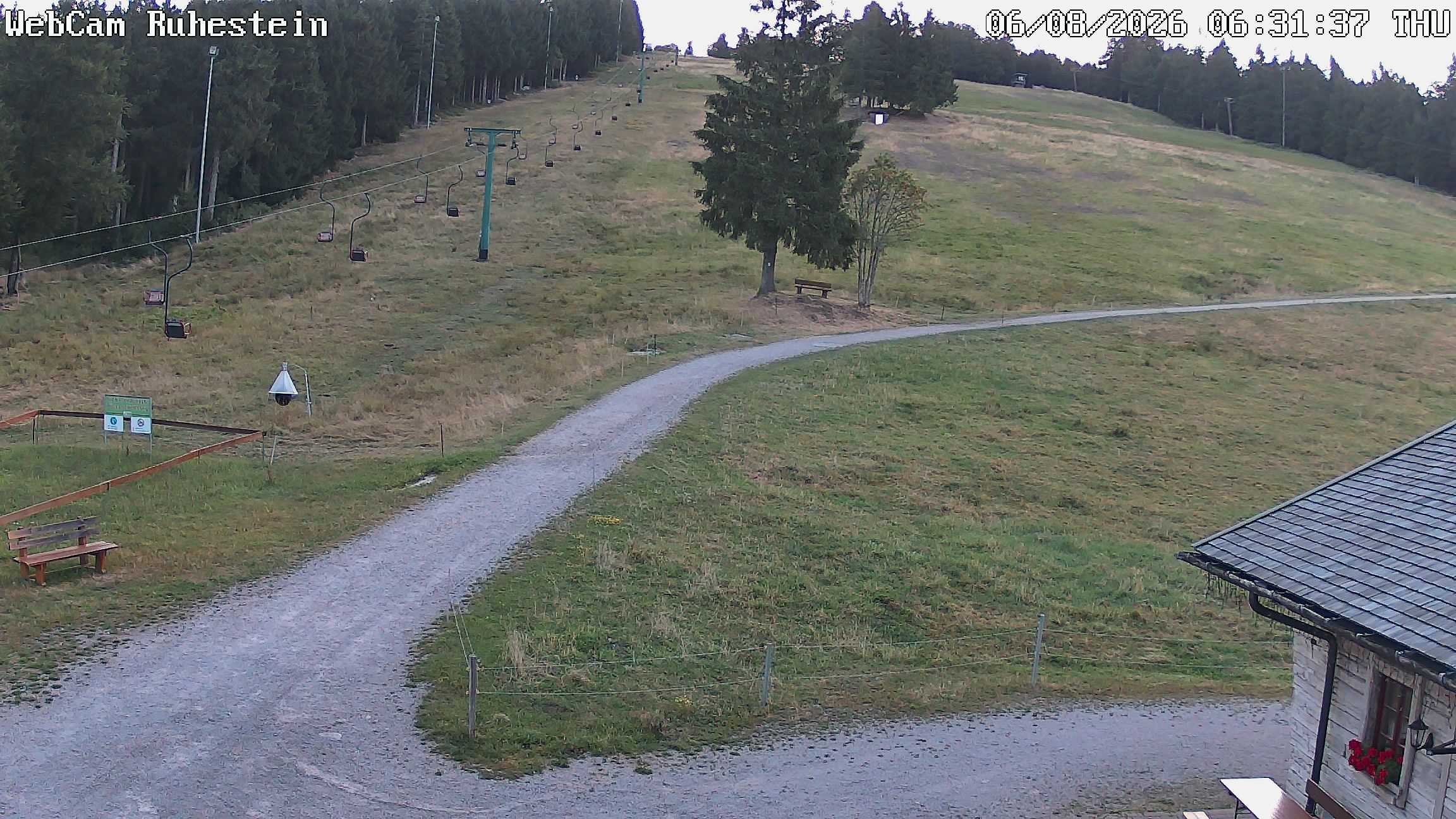 Archived image Webcam Baiersbronn: ski lift Ruhestein