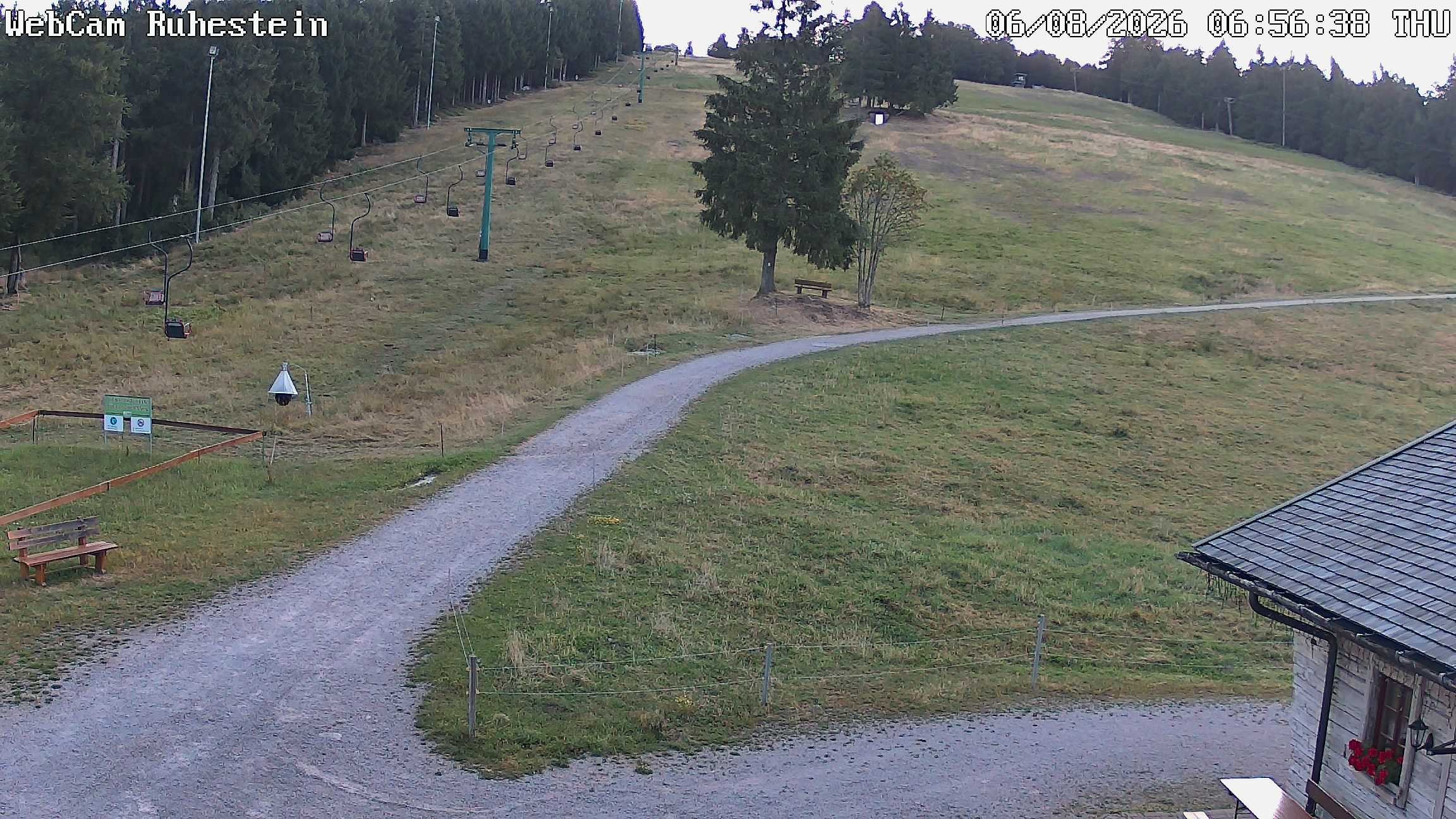 Archived image Webcam Baiersbronn: ski lift Ruhestein