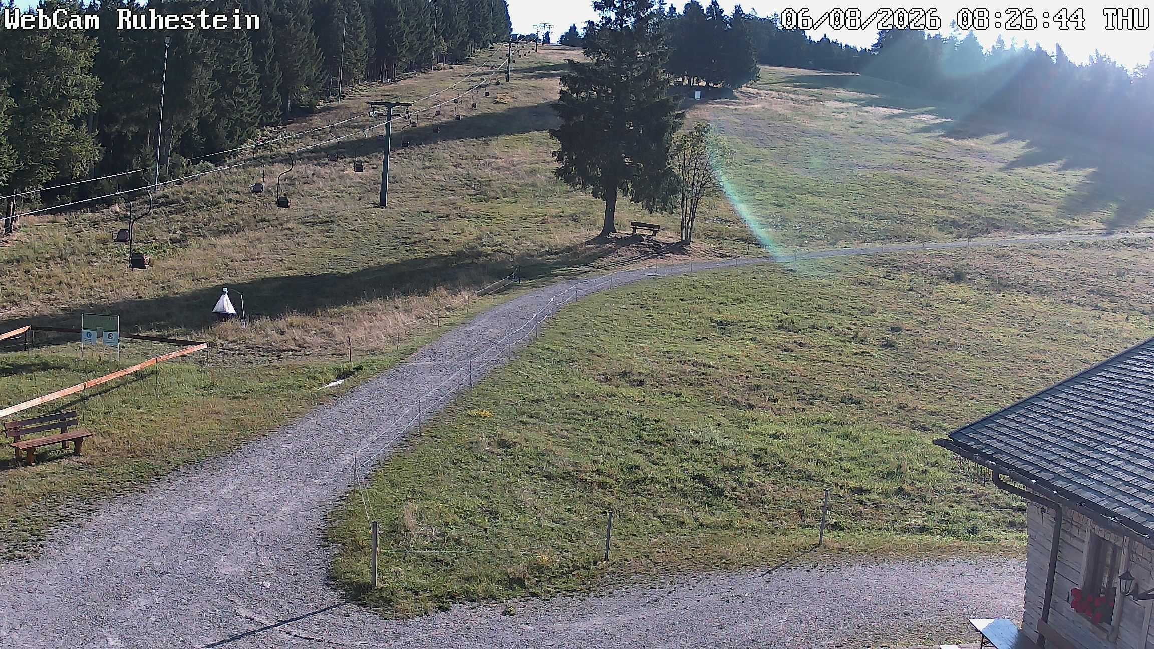 Archived image Webcam Baiersbronn: ski lift Ruhestein