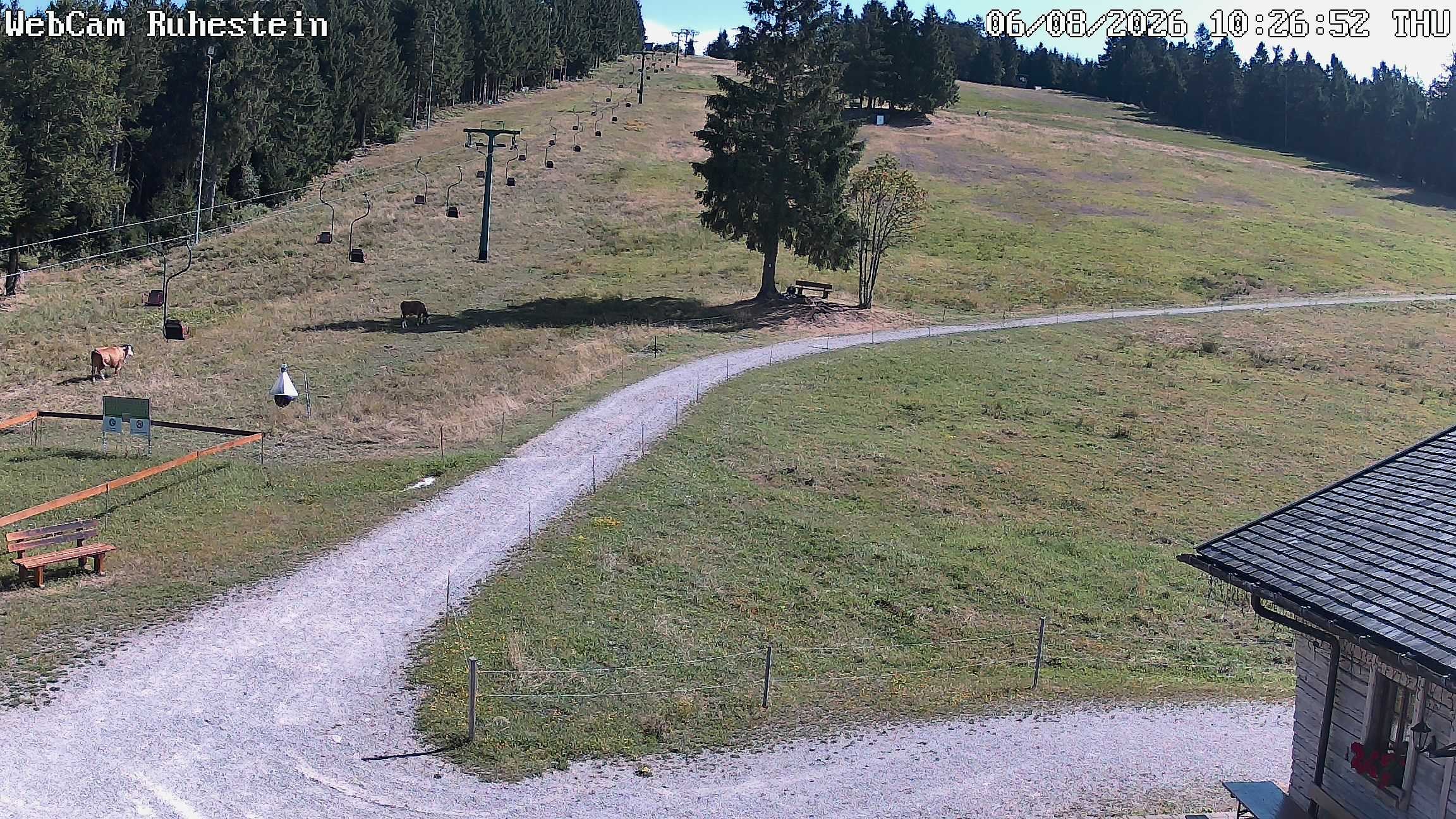 Archived image Webcam Baiersbronn: ski lift Ruhestein