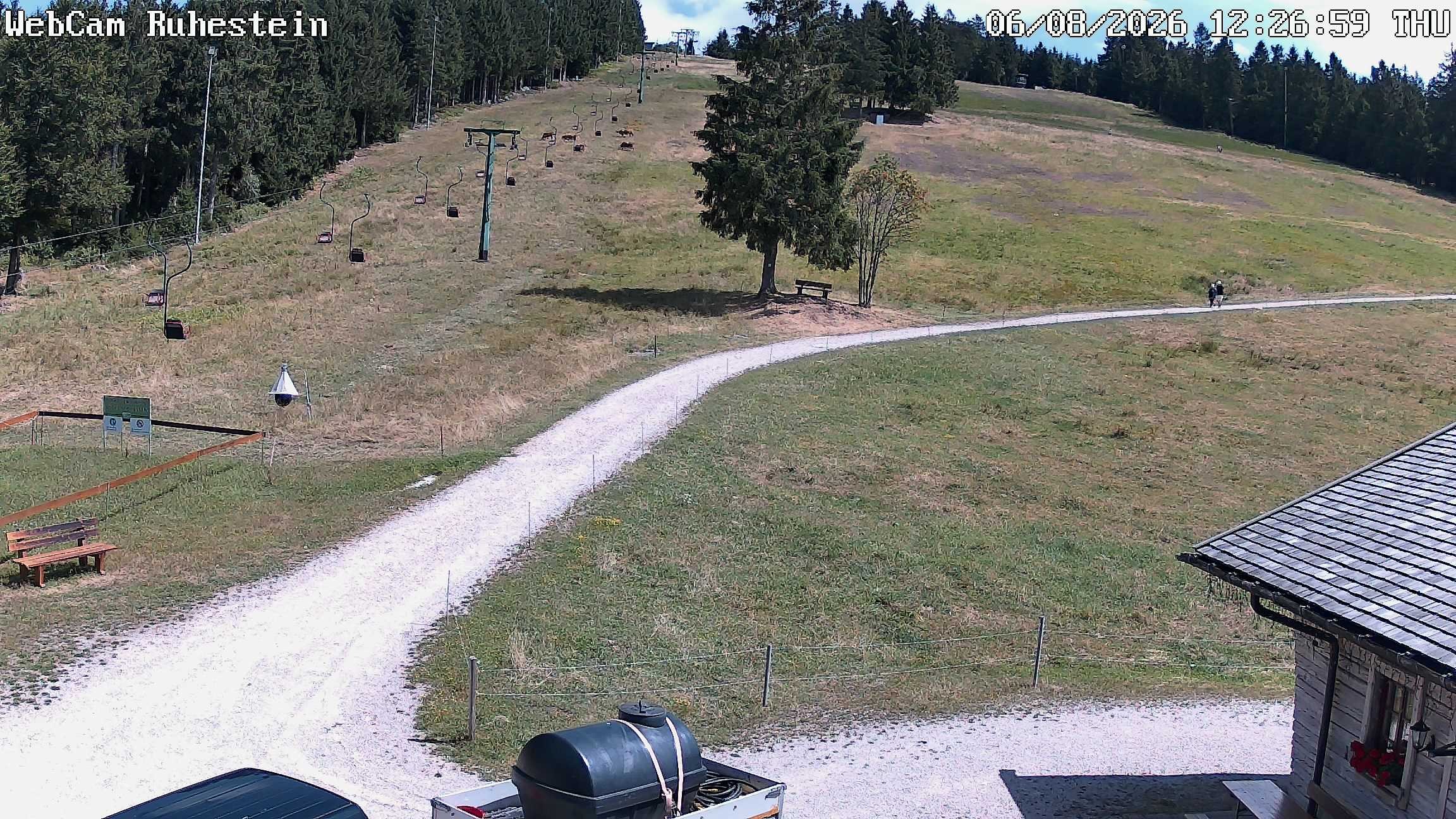 Archived image Webcam Baiersbronn: ski lift Ruhestein