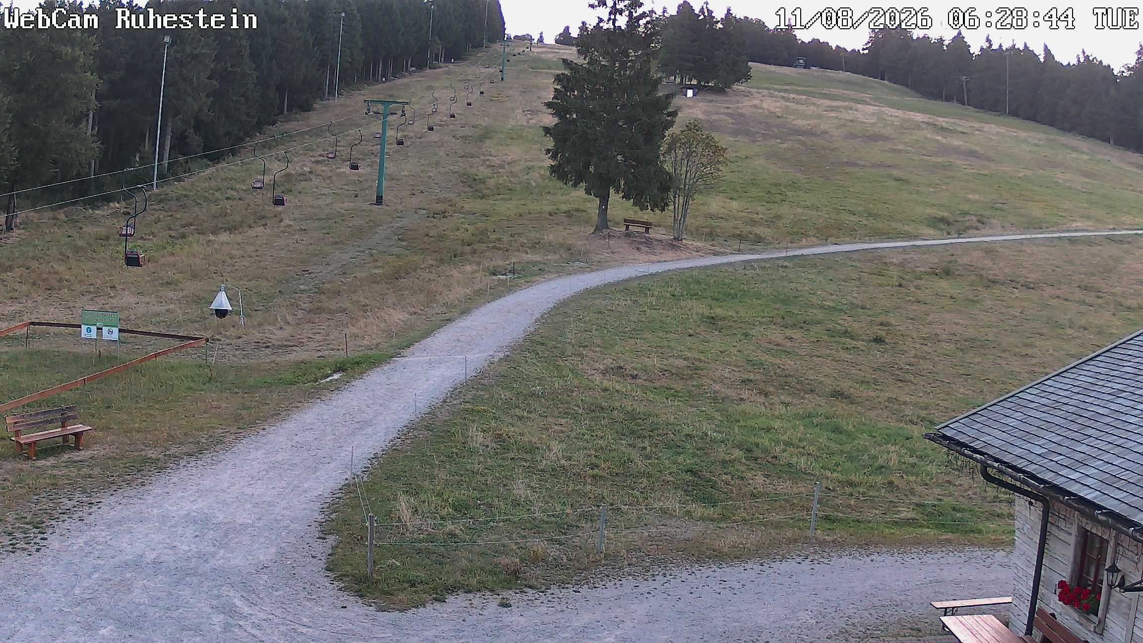 Archived image Webcam Baiersbronn: ski lift Ruhestein