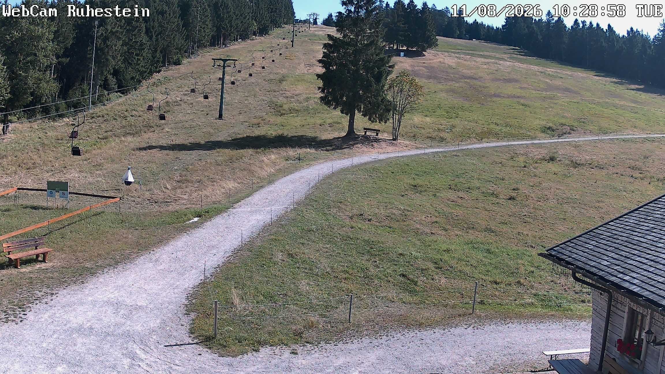 Archived image Webcam Baiersbronn: ski lift Ruhestein