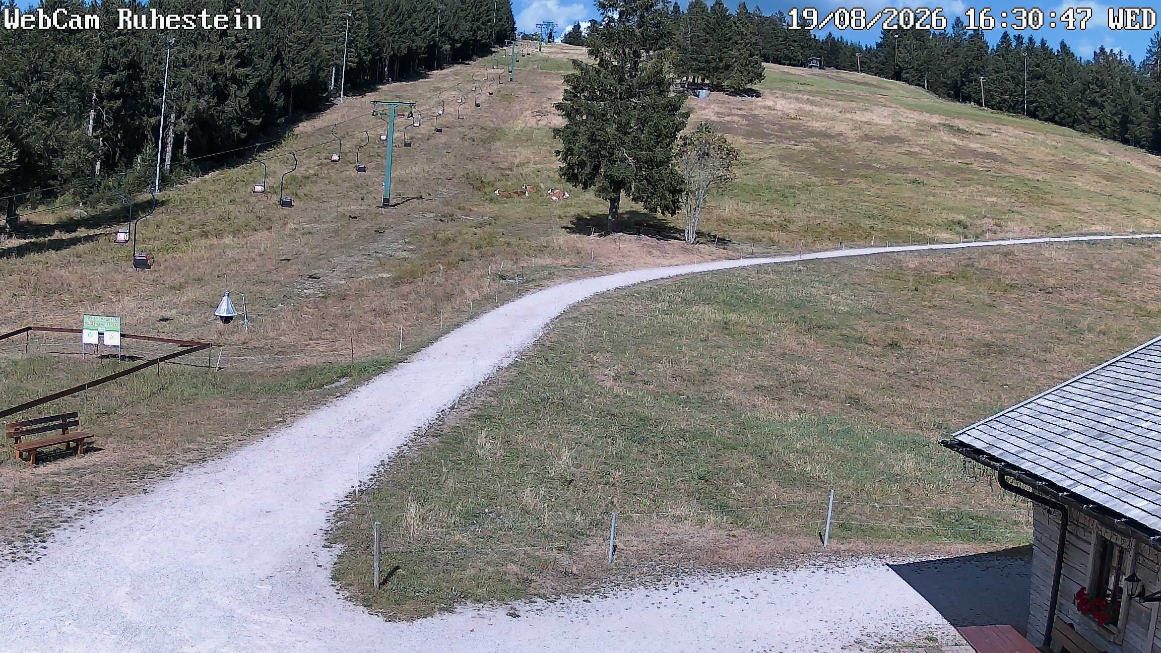 Archiv Foto Webcam Baiersbronn: Skilift Ruhestein