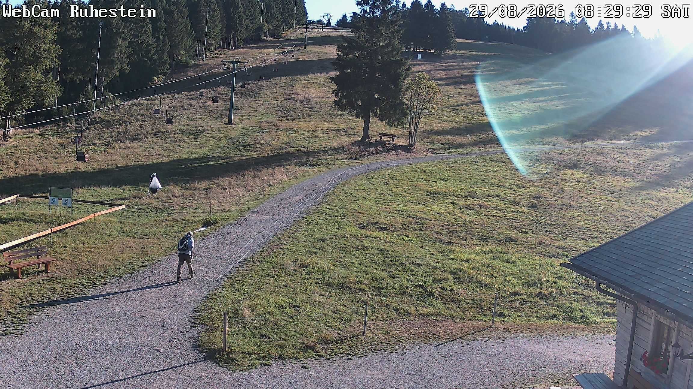Archived image Webcam Baiersbronn: ski lift Ruhestein