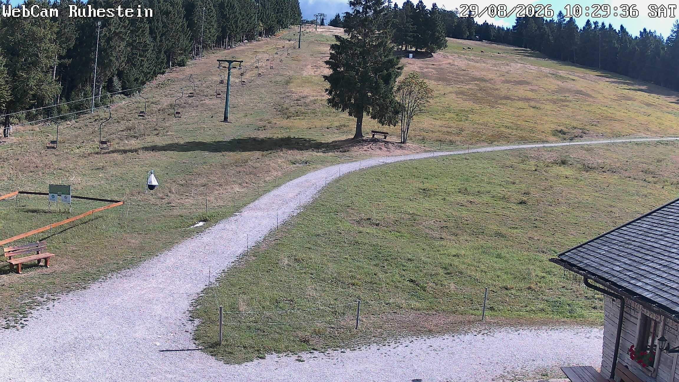 Archived image Webcam Baiersbronn: ski lift Ruhestein