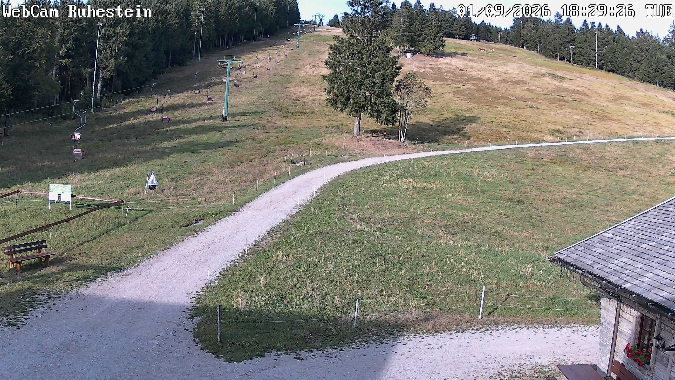 Archiv Foto Webcam Baiersbronn: Skilift Ruhestein