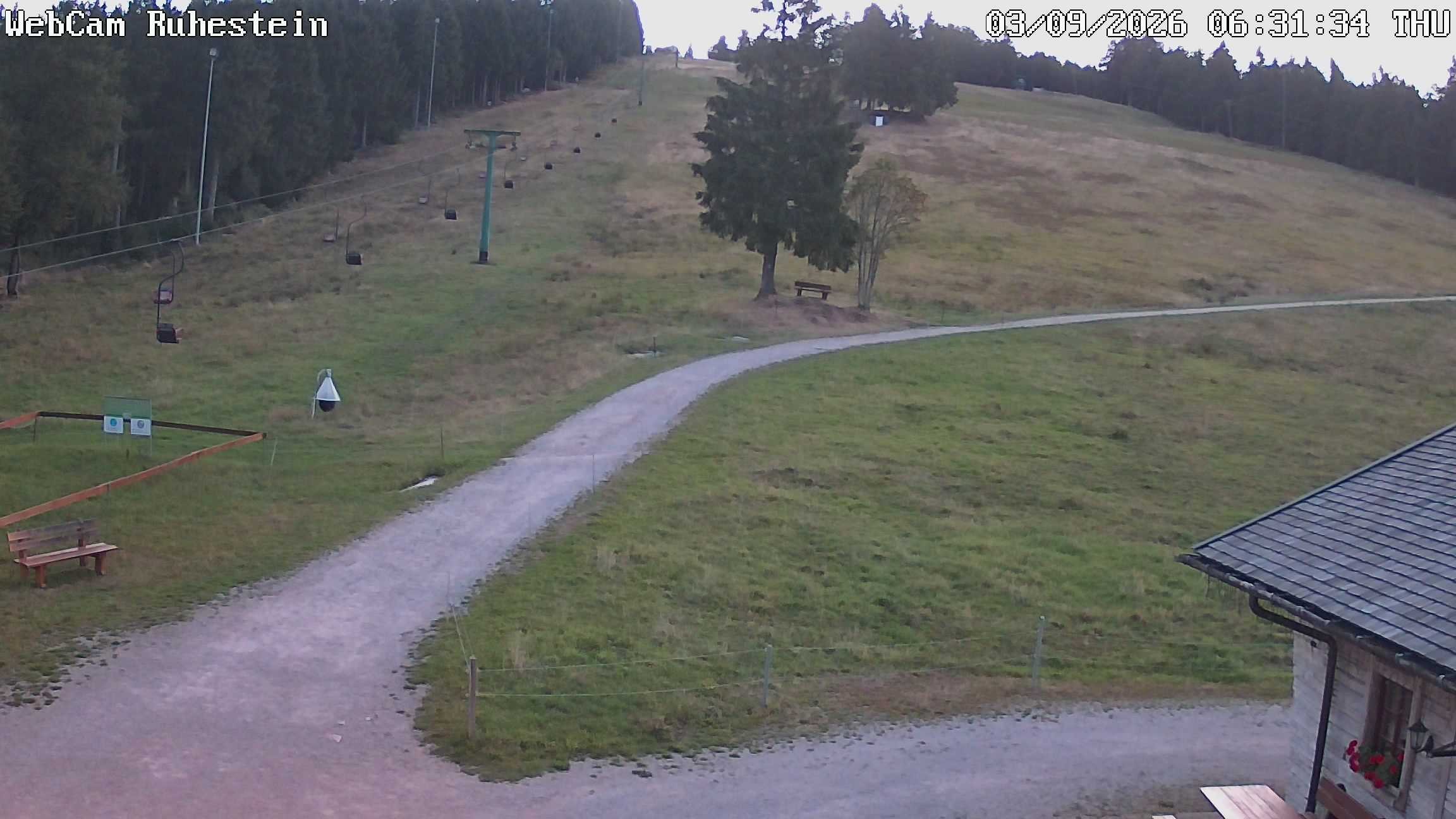 Archived image Webcam Baiersbronn: ski lift Ruhestein