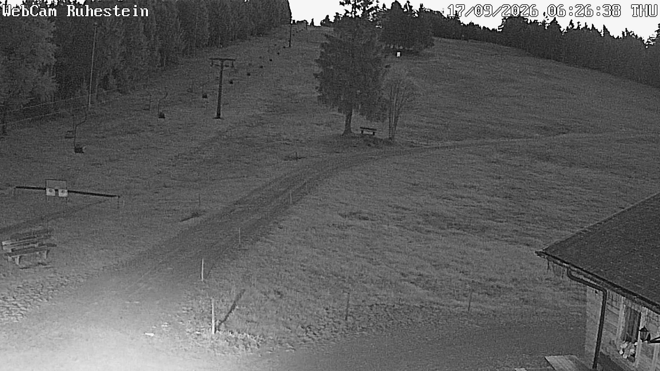 Archived image Webcam Baiersbronn: ski lift Ruhestein