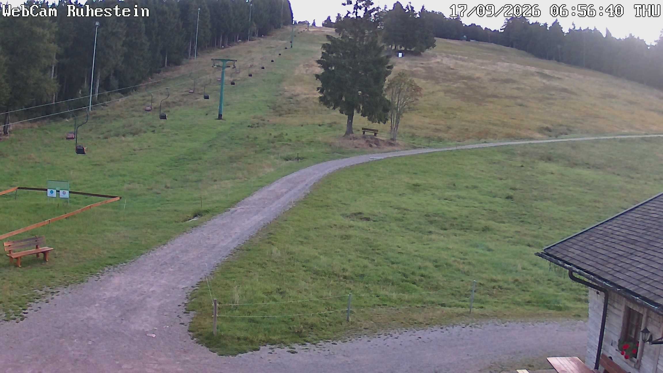 Archived image Webcam Baiersbronn: ski lift Ruhestein