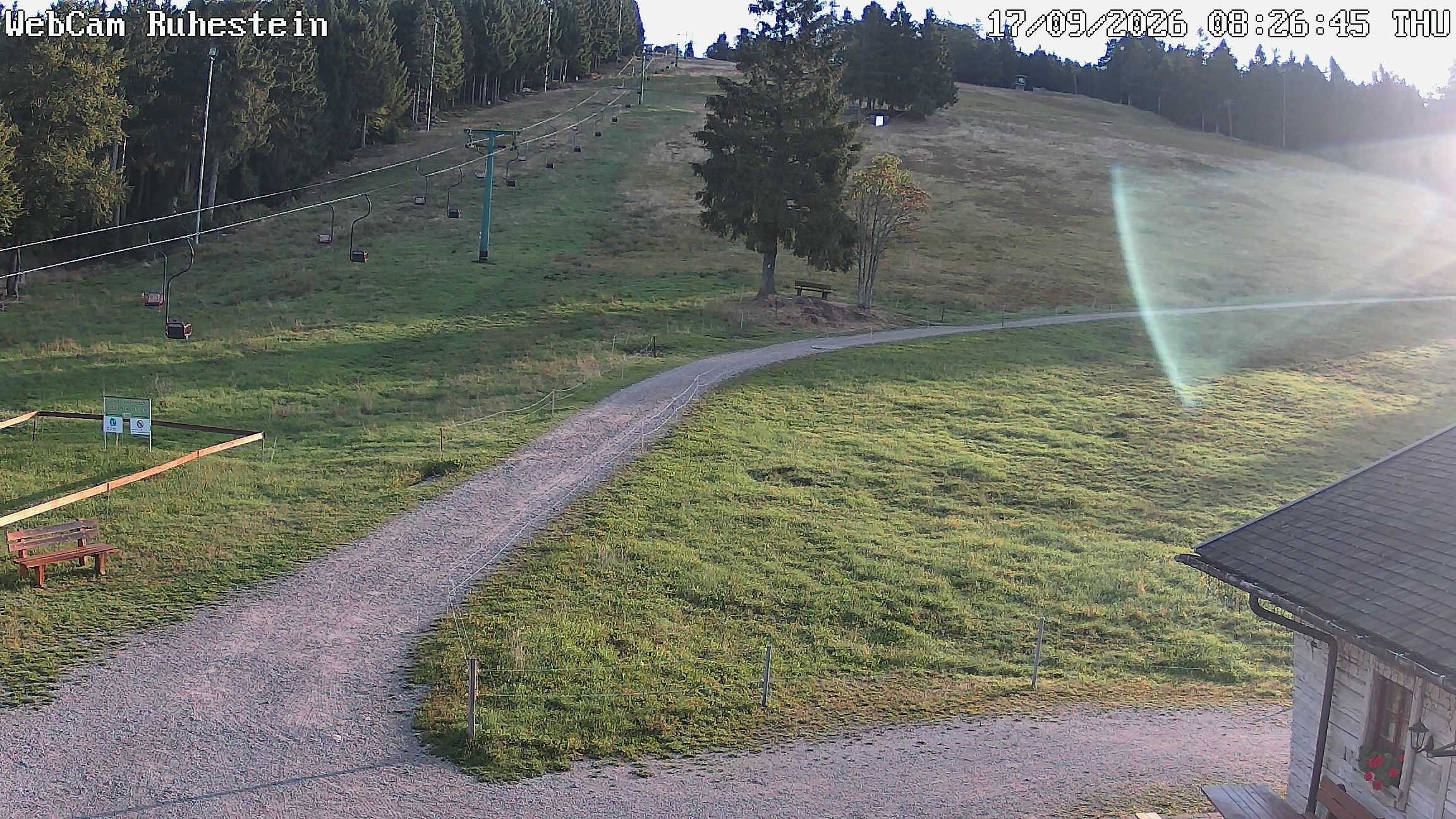Archived image Webcam Baiersbronn: ski lift Ruhestein