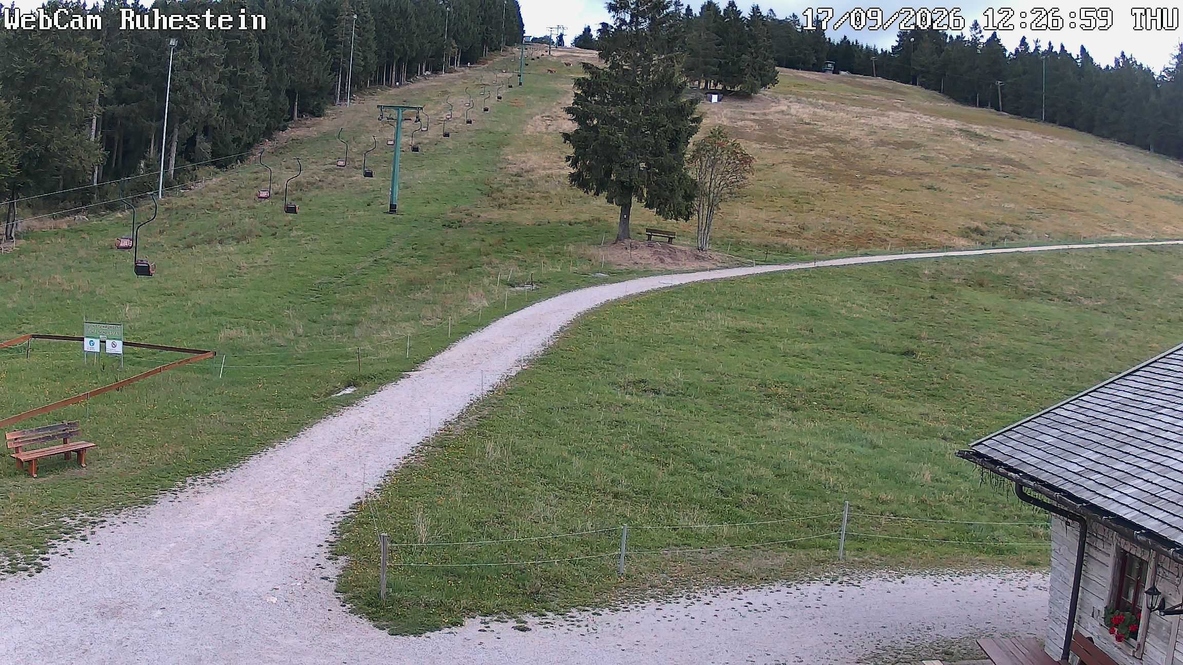 Archived image Webcam Baiersbronn: ski lift Ruhestein