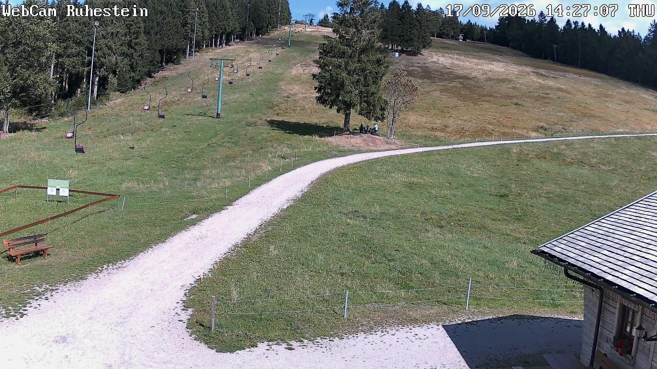 Archived image Webcam Baiersbronn: ski lift Ruhestein