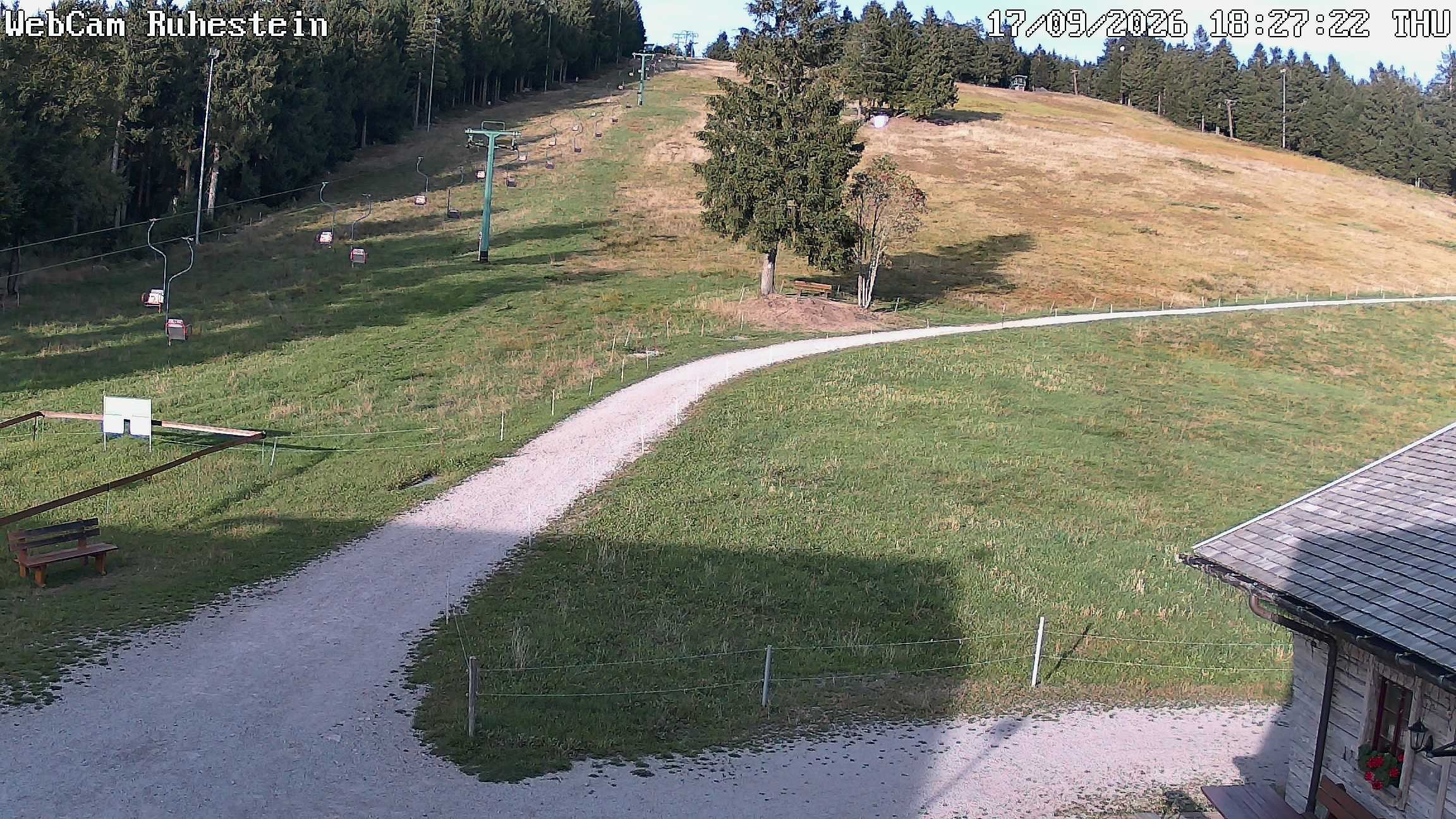 Archived image Webcam Baiersbronn: ski lift Ruhestein
