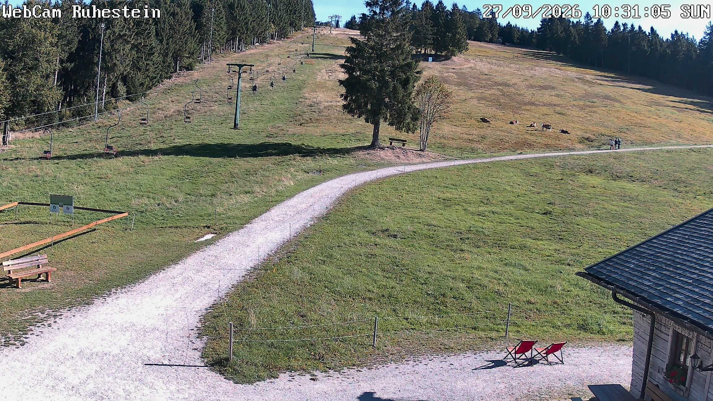 Archiv Foto Webcam Baiersbronn: Skilift Ruhestein