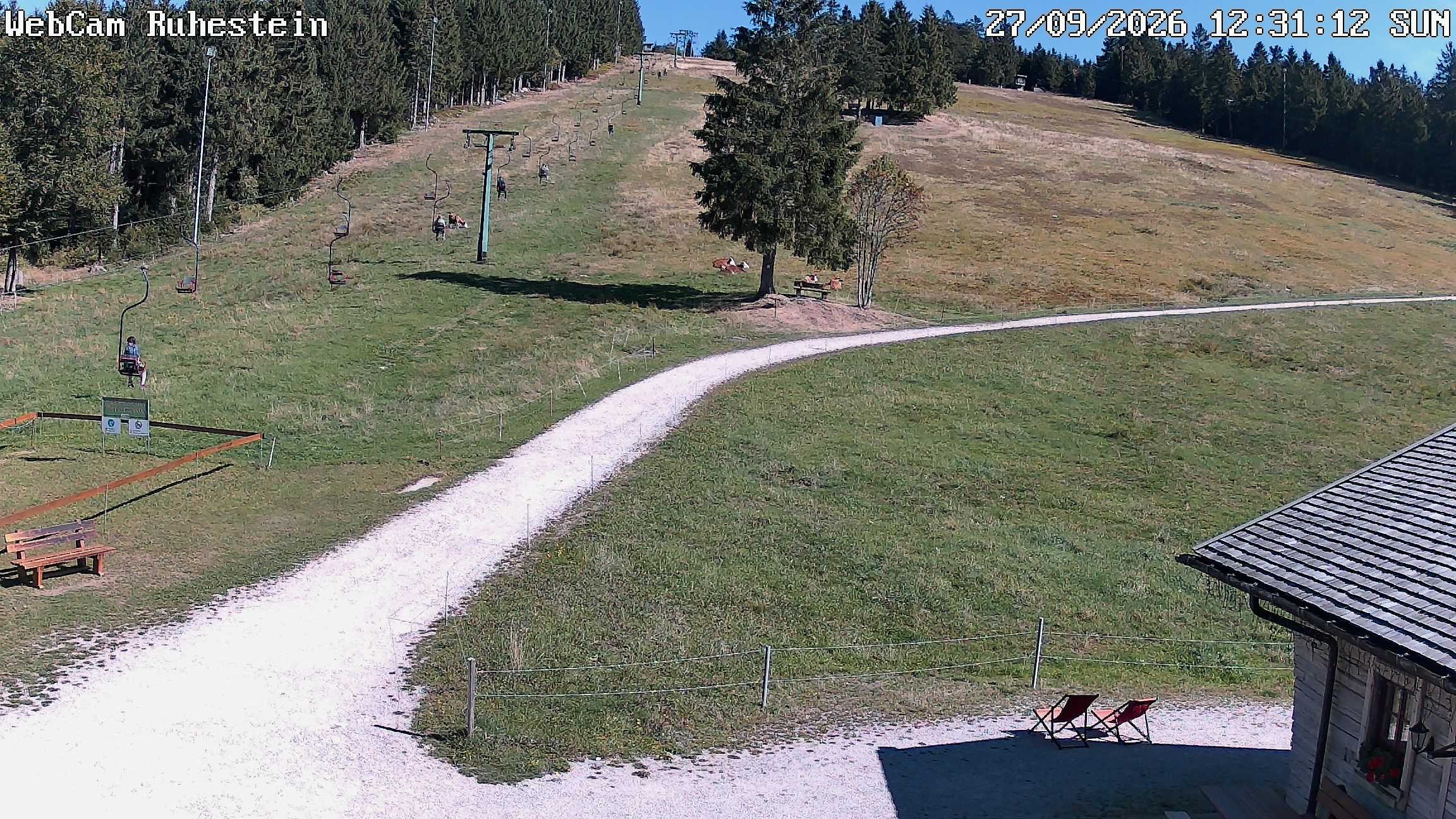 Archiv Foto Webcam Baiersbronn: Skilift Ruhestein