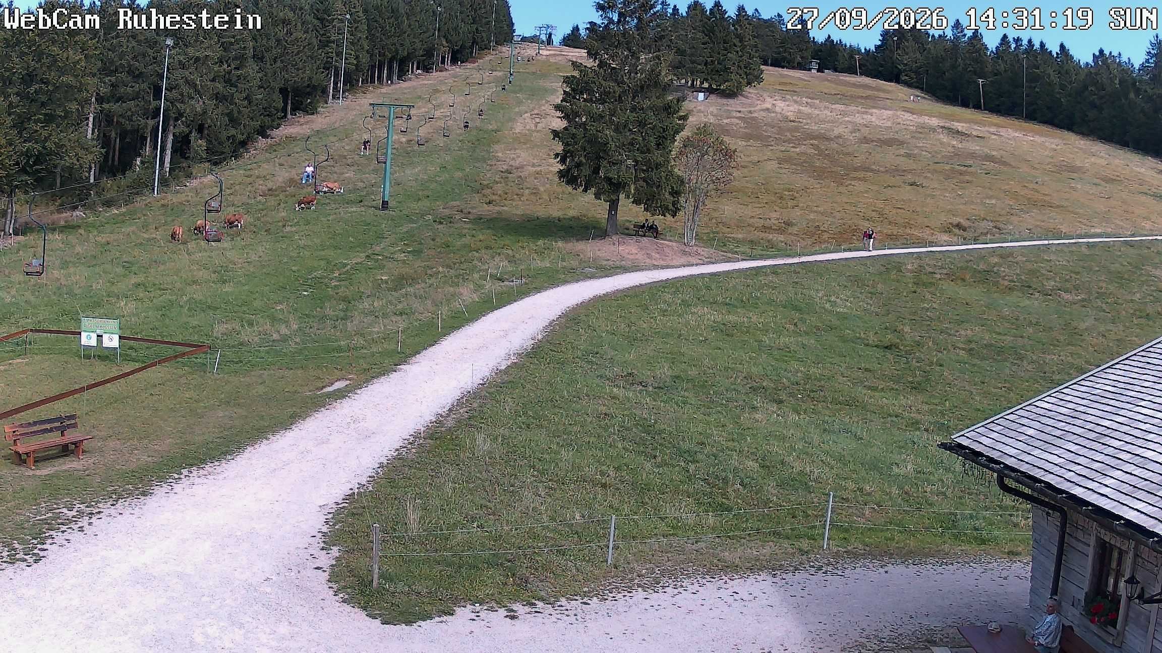 Archiv Foto Webcam Baiersbronn: Skilift Ruhestein
