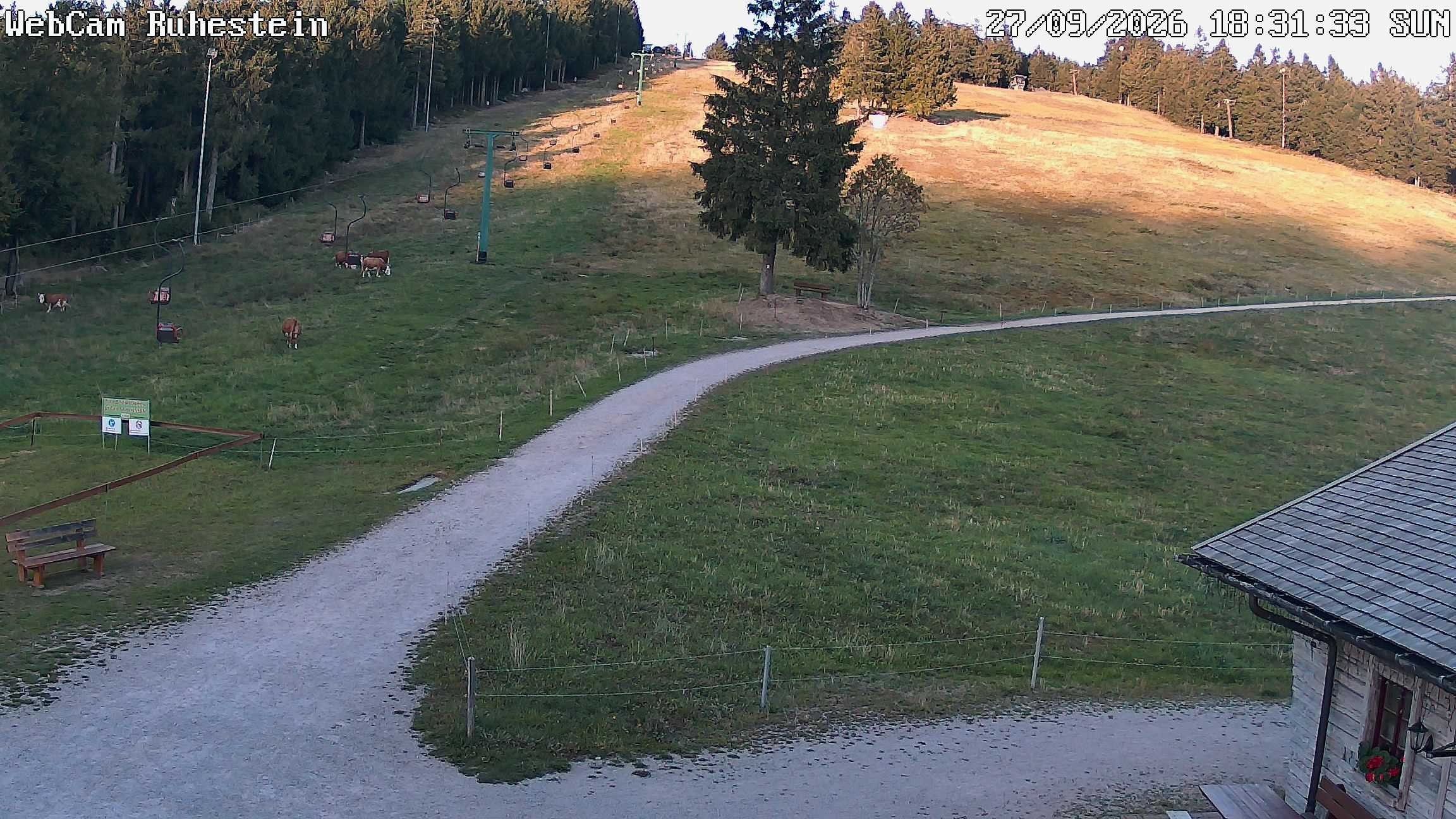 Archiv Foto Webcam Baiersbronn: Skilift Ruhestein