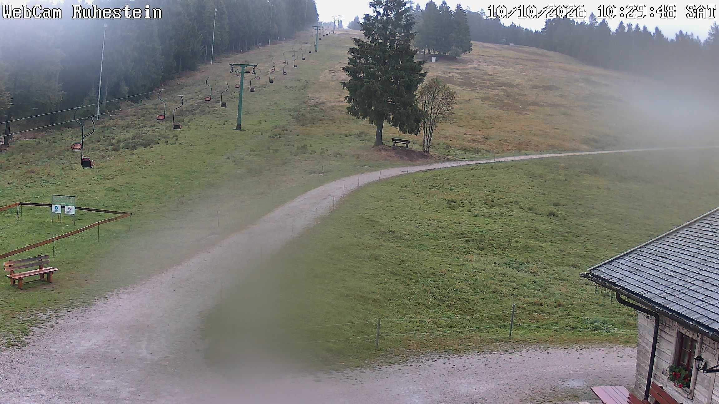 Archived image Webcam Baiersbronn: ski lift Ruhestein