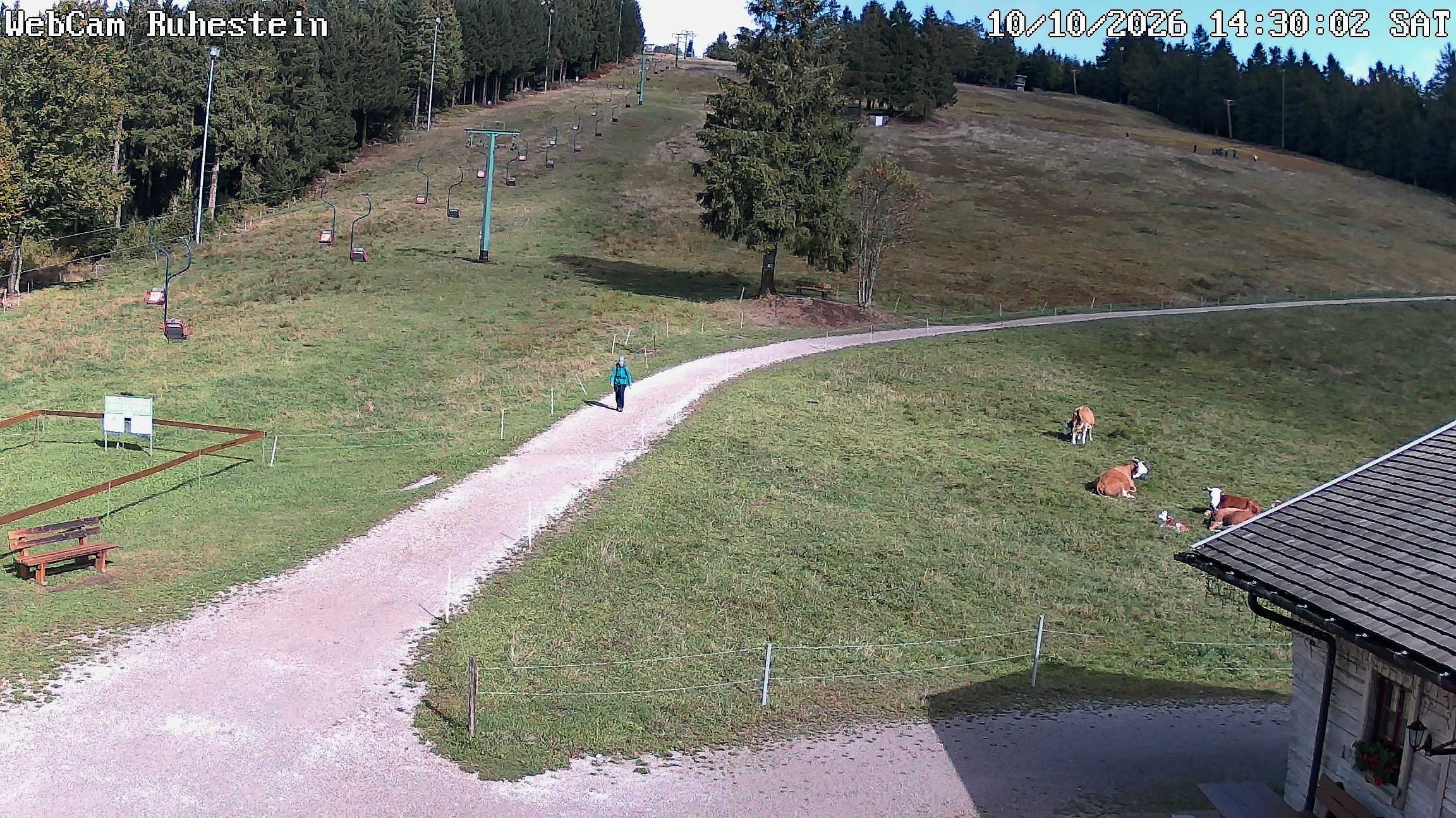 Archived image Webcam Baiersbronn: ski lift Ruhestein