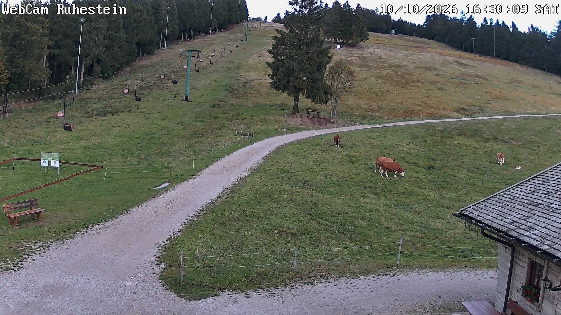 Archived image Webcam Baiersbronn: ski lift Ruhestein