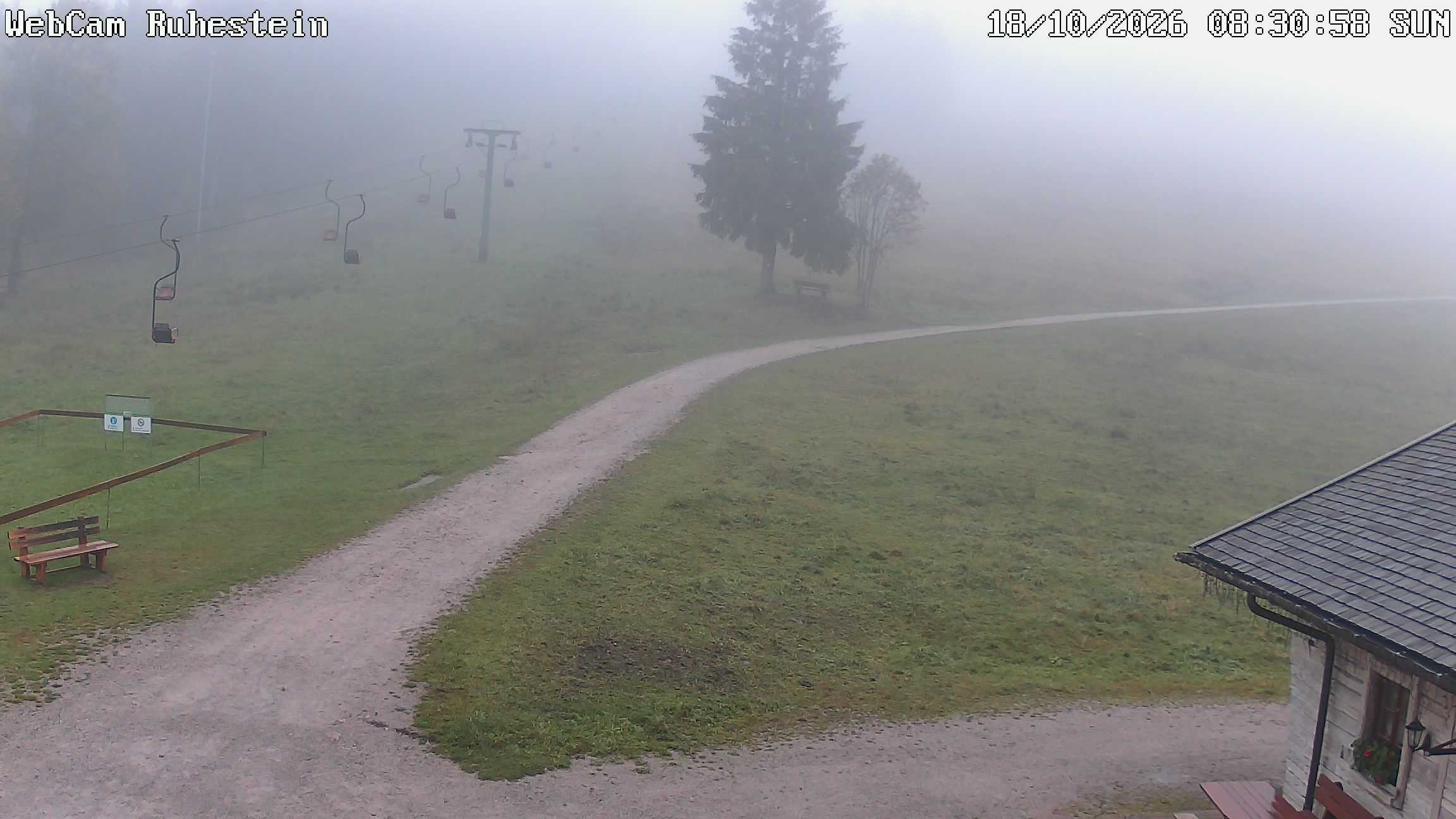 Archived image Webcam Baiersbronn: ski lift Ruhestein