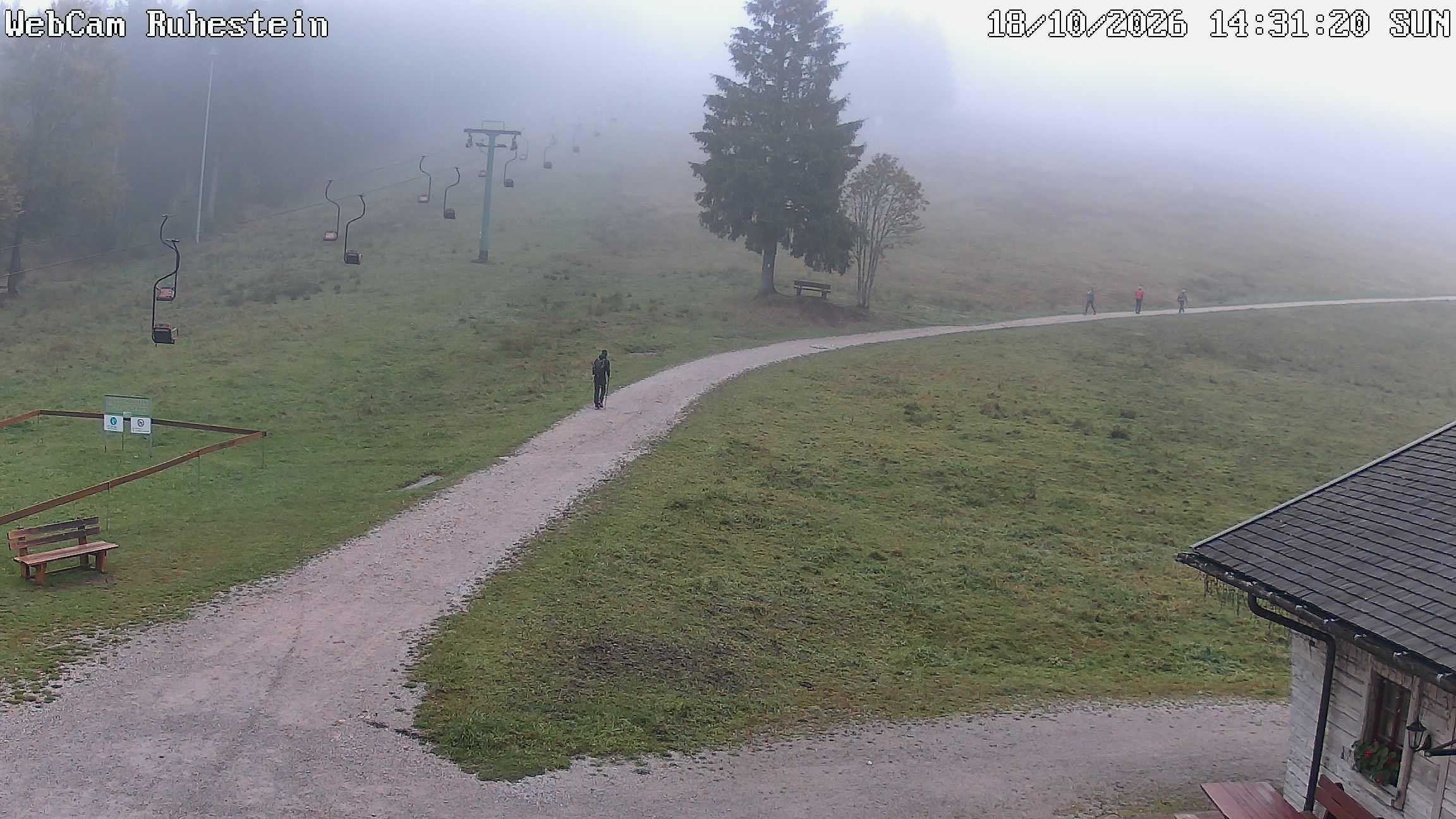 Archived image Webcam Baiersbronn: ski lift Ruhestein