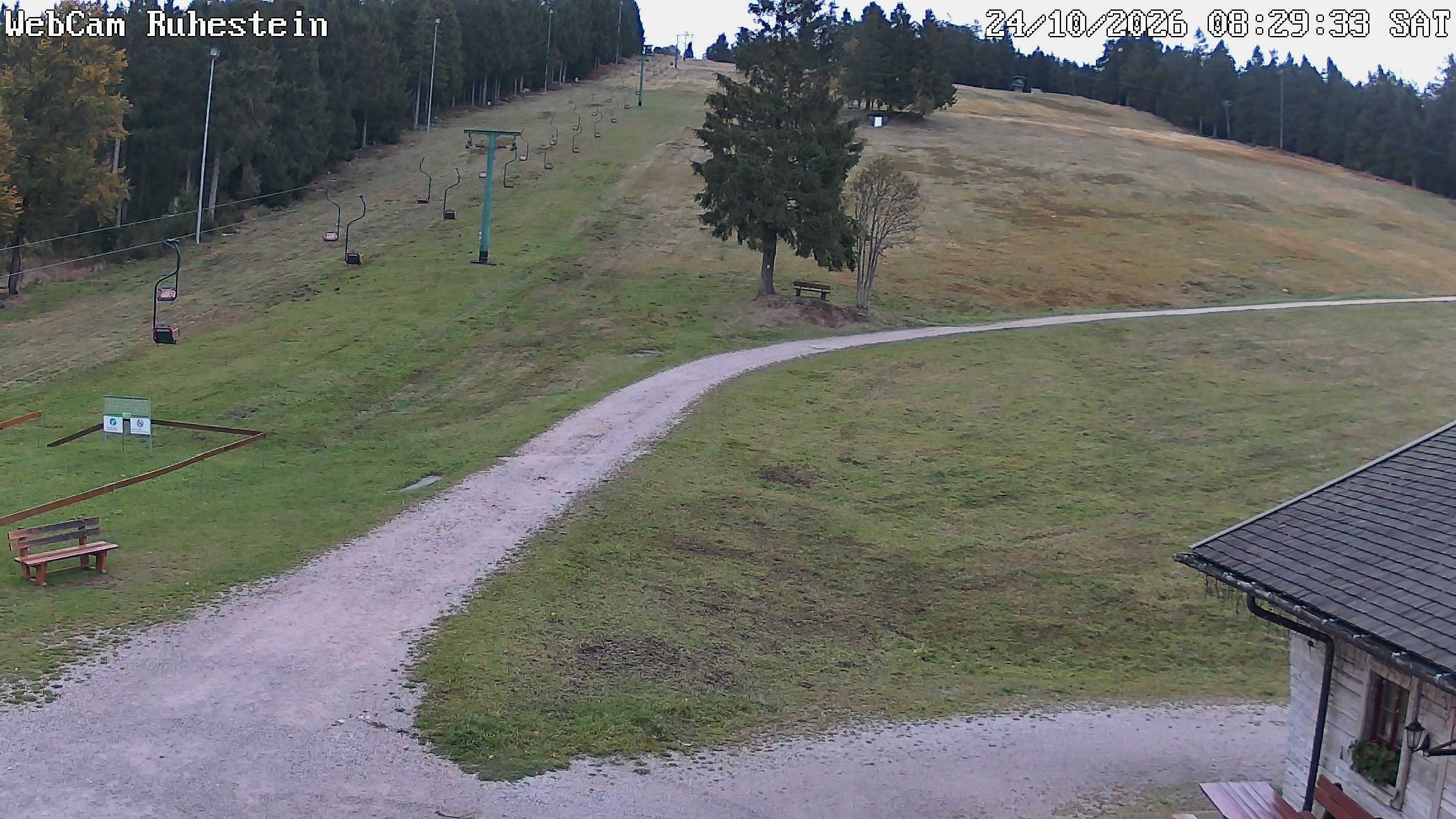 Archived image Webcam Baiersbronn: ski lift Ruhestein