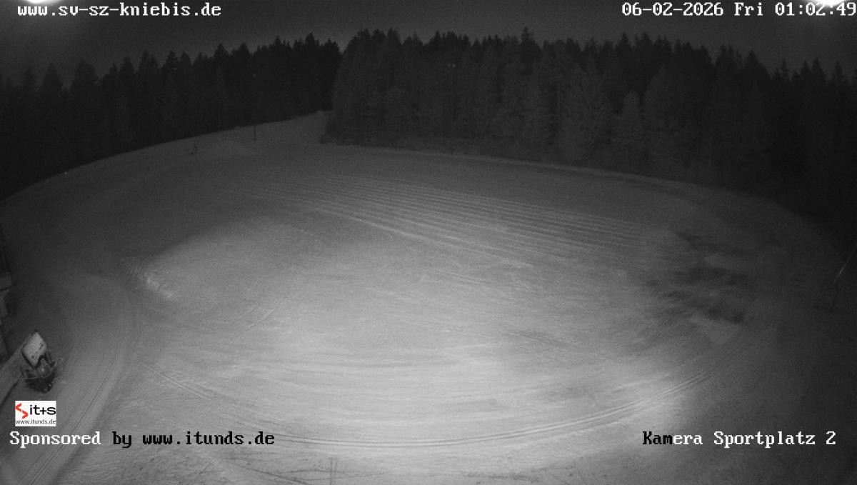 Archived image Webcam Baiersbronn: night cross-country ski trail