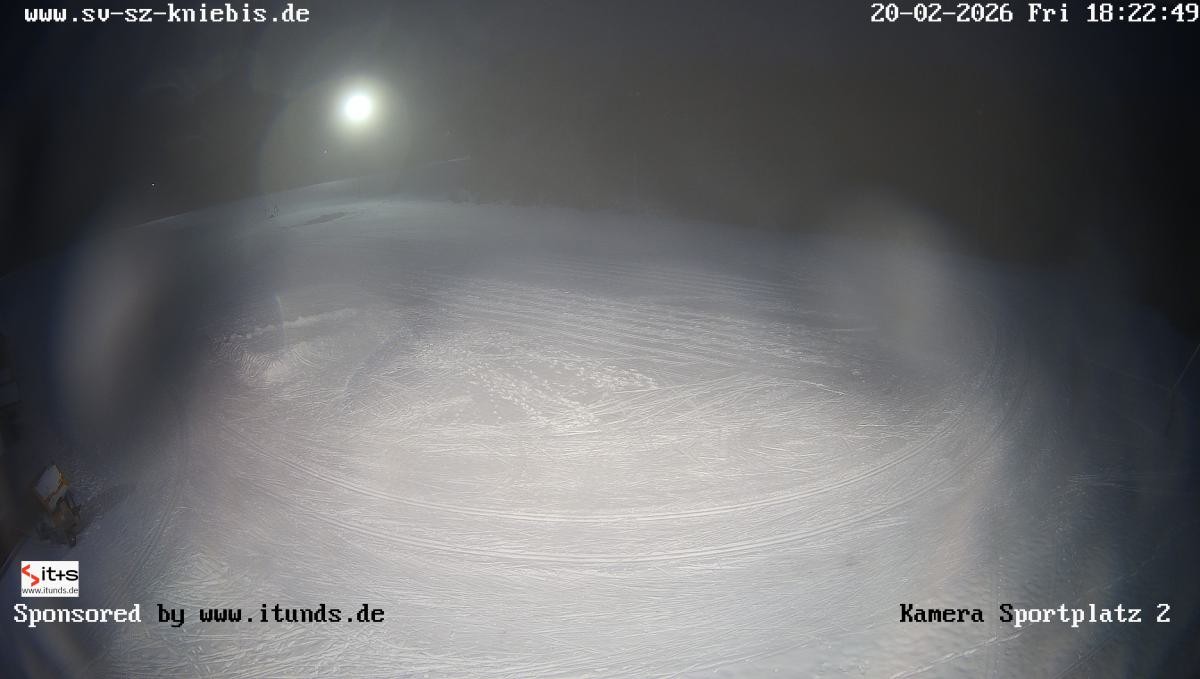 Archived image Webcam Baiersbronn: night cross-country ski trail